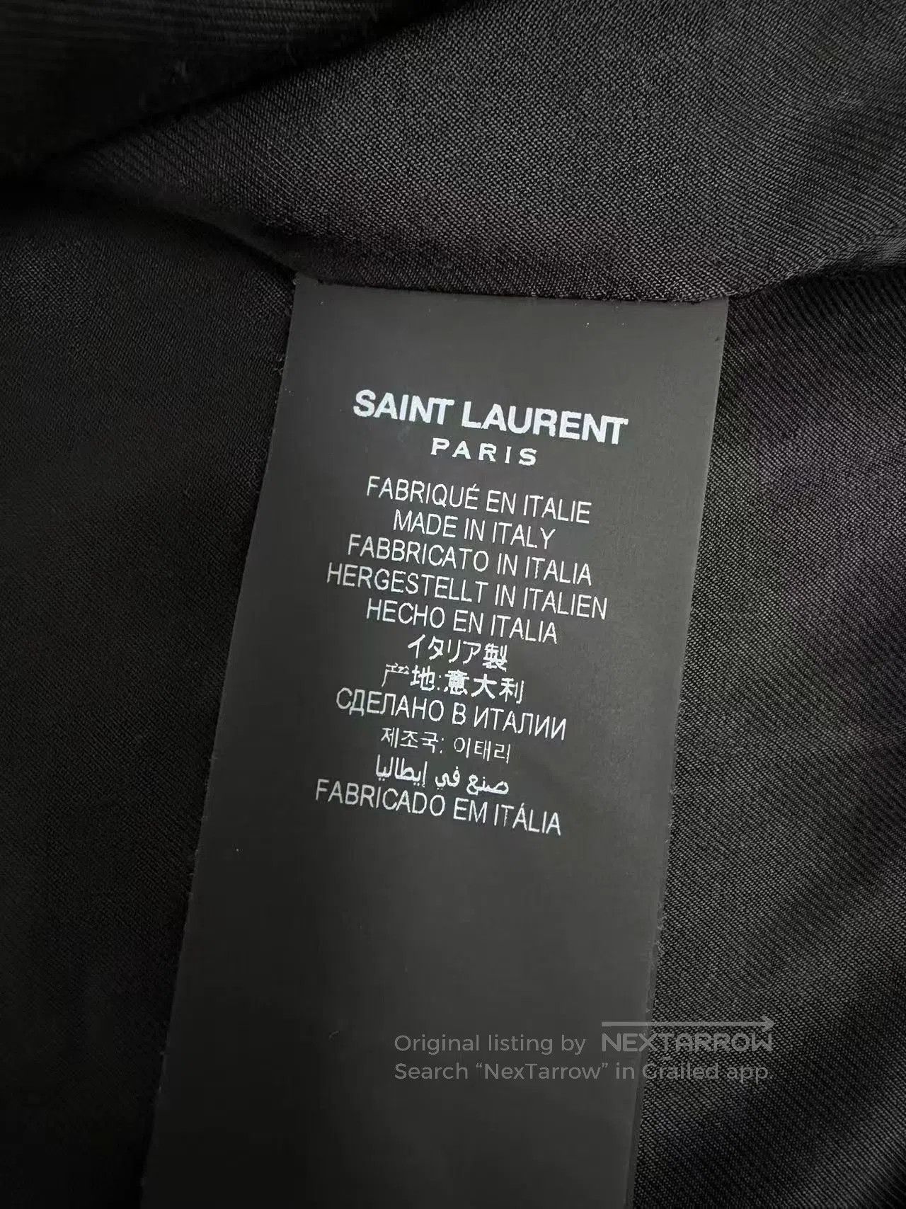 Saint Laurent Paris SAINT LAURENT Cream Baseball Jacket. Size US S / EU 44-46 / 1 - 4 Thumbnail