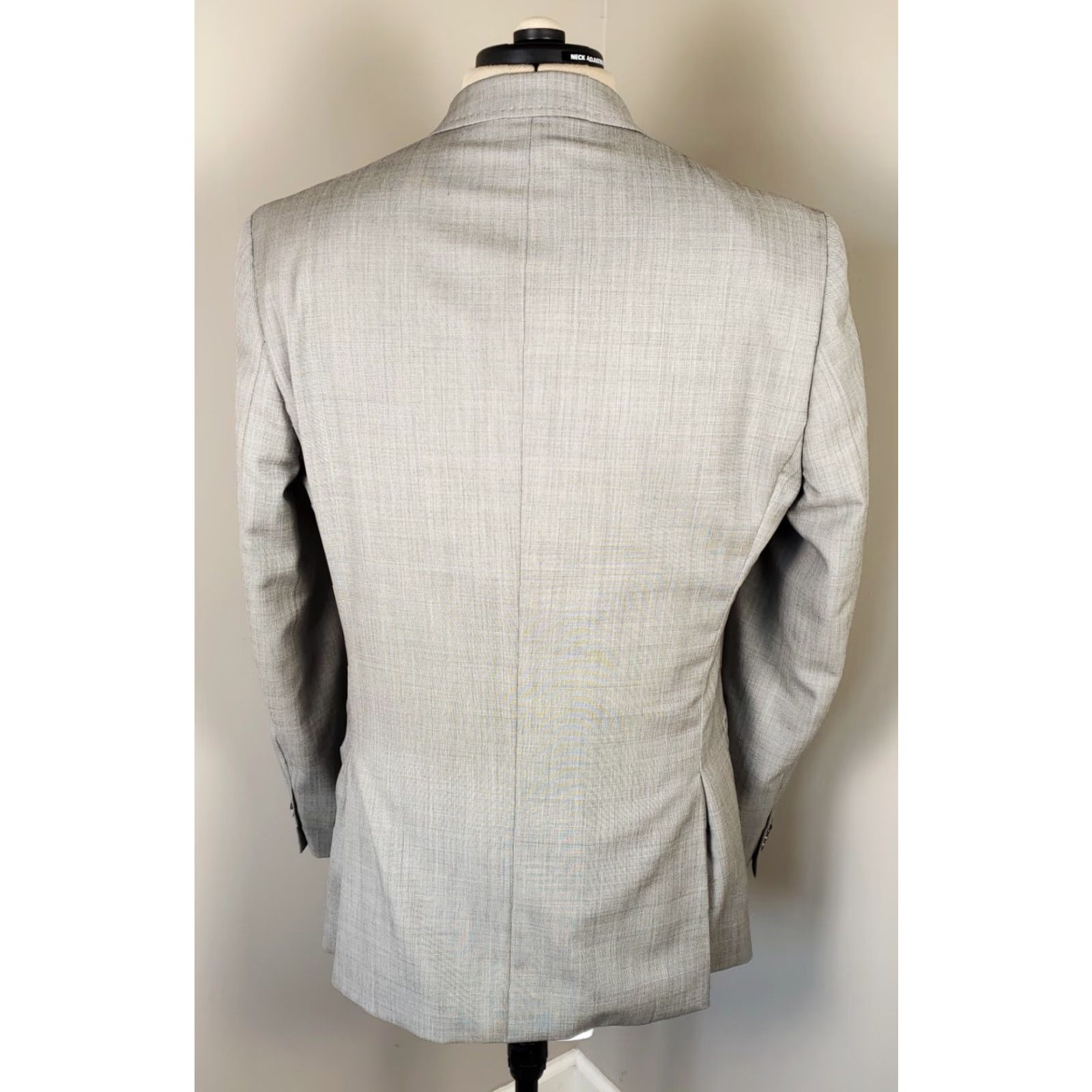 Ted Baker VINTAGE Ted Baker London Endurance Gray Blazer Sport Coat Jacket Mens 42L Size 42R - 3 Thumbnail