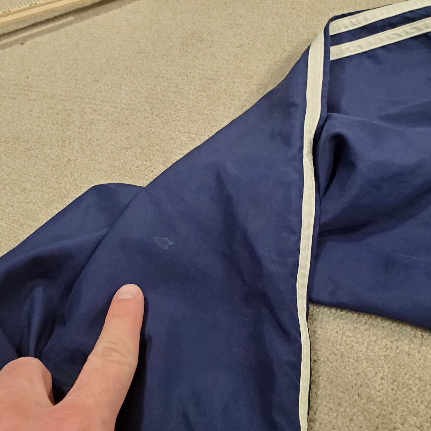 Adidas VINTAGE adidas Jacket Mens 2XL Windbreaker Blue Logo Pockets 90s Y2K Outdoor Vented Hooded Regular Jacket Mens Size US XXL / EU 58 / 5 - 4 Thumbnail