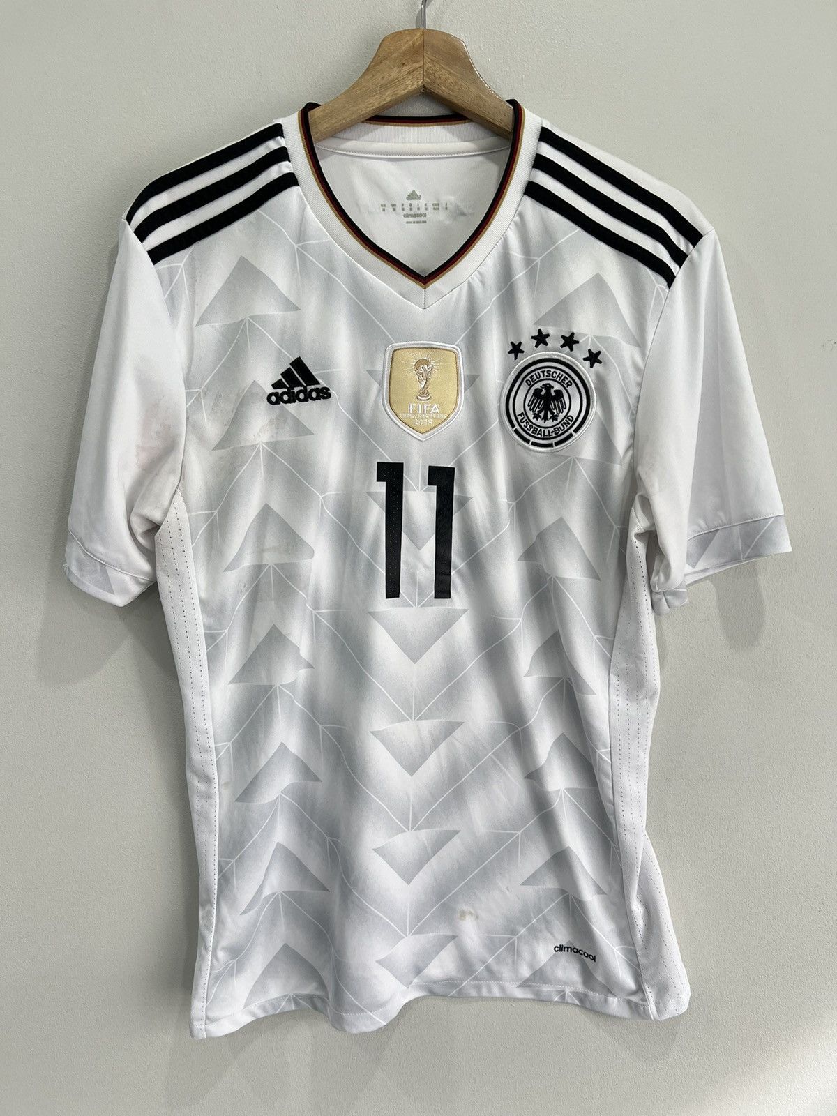 Adidas Adidas Werner Soccer Jersey 2014 fifa football kit Size US M / EU 48-50 / 2 - 1 Thumbnail