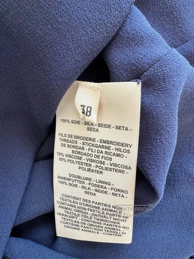 Hermes Hermes Silk Dress Size 38. Size US 38 / EU 54 - 4 Thumbnail