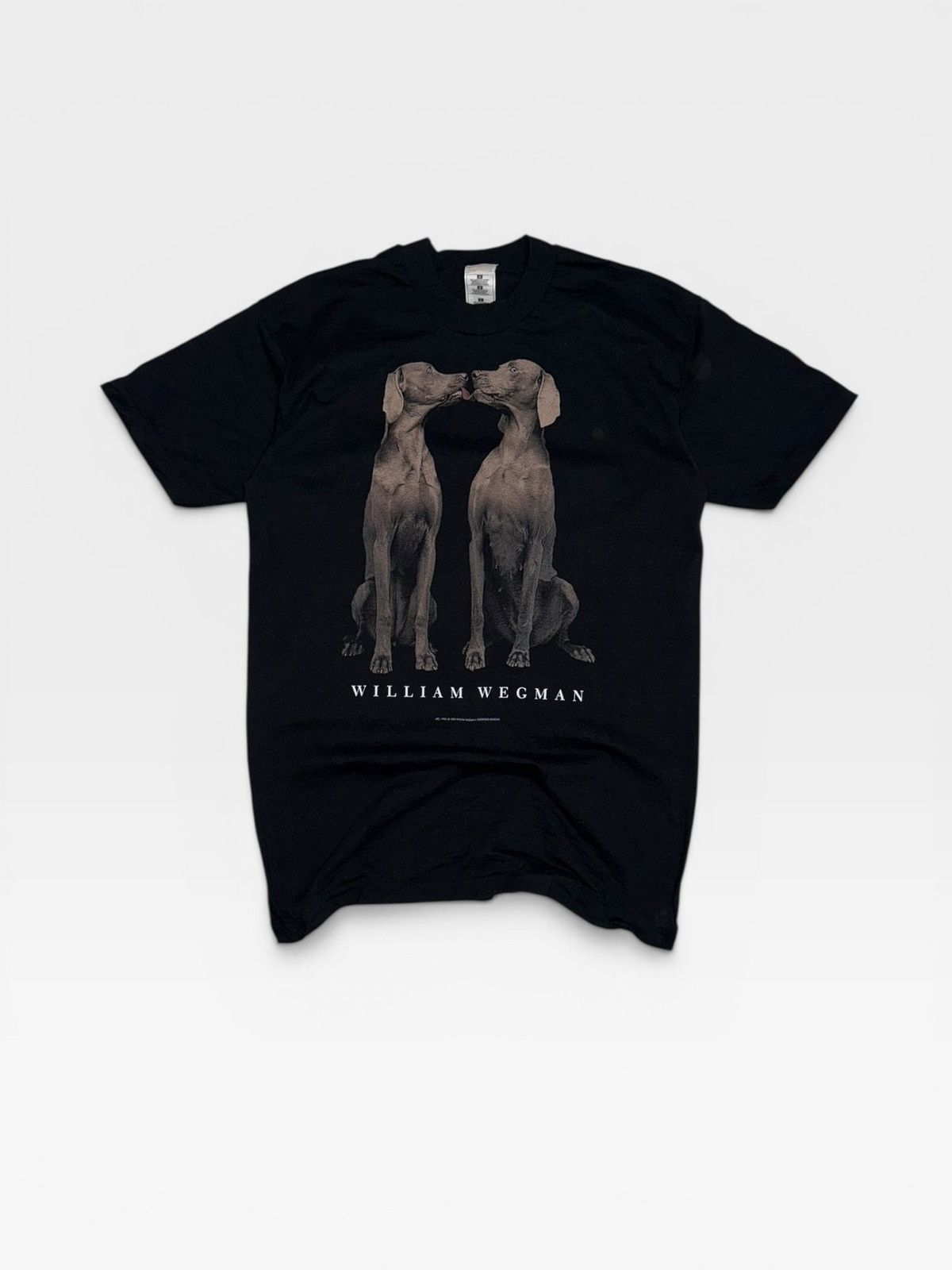 Vintage vintage william wegman devil dog baggy art tshirt | Grailed