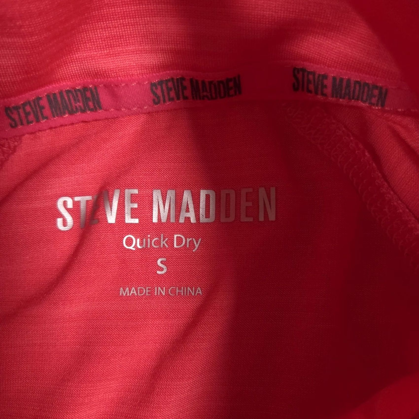 Steve Madden Steve Madden Pullover Womens Small Pink Quick Dry 1/4 Zip Long Sleeve Running Size S / US 4 / IT 40 - 6 Thumbnail