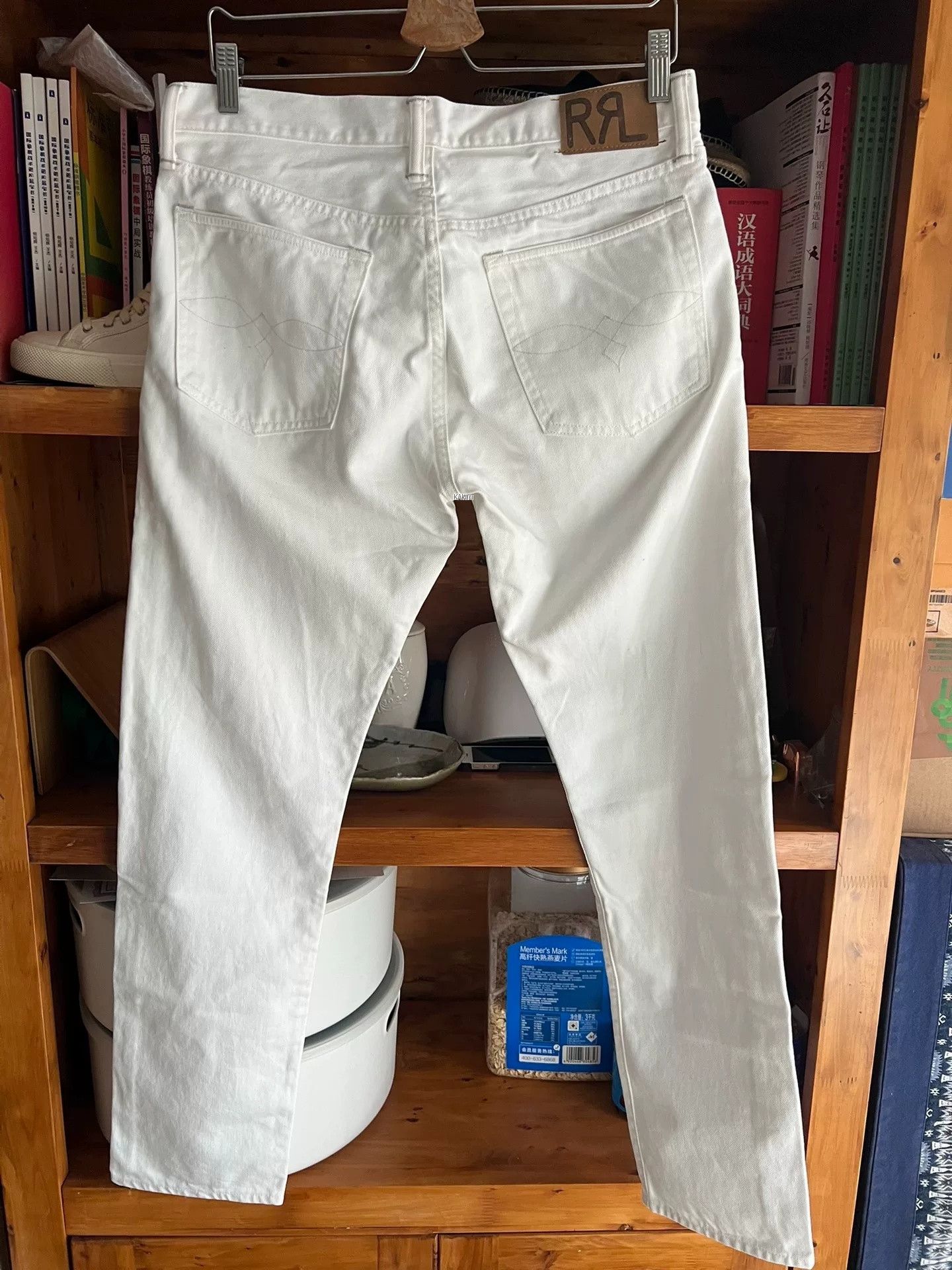 RRL Ralph Lauren RRL Double RL Slim Fit White Jeans Size US 32 / EU 48 - 6 Thumbnail