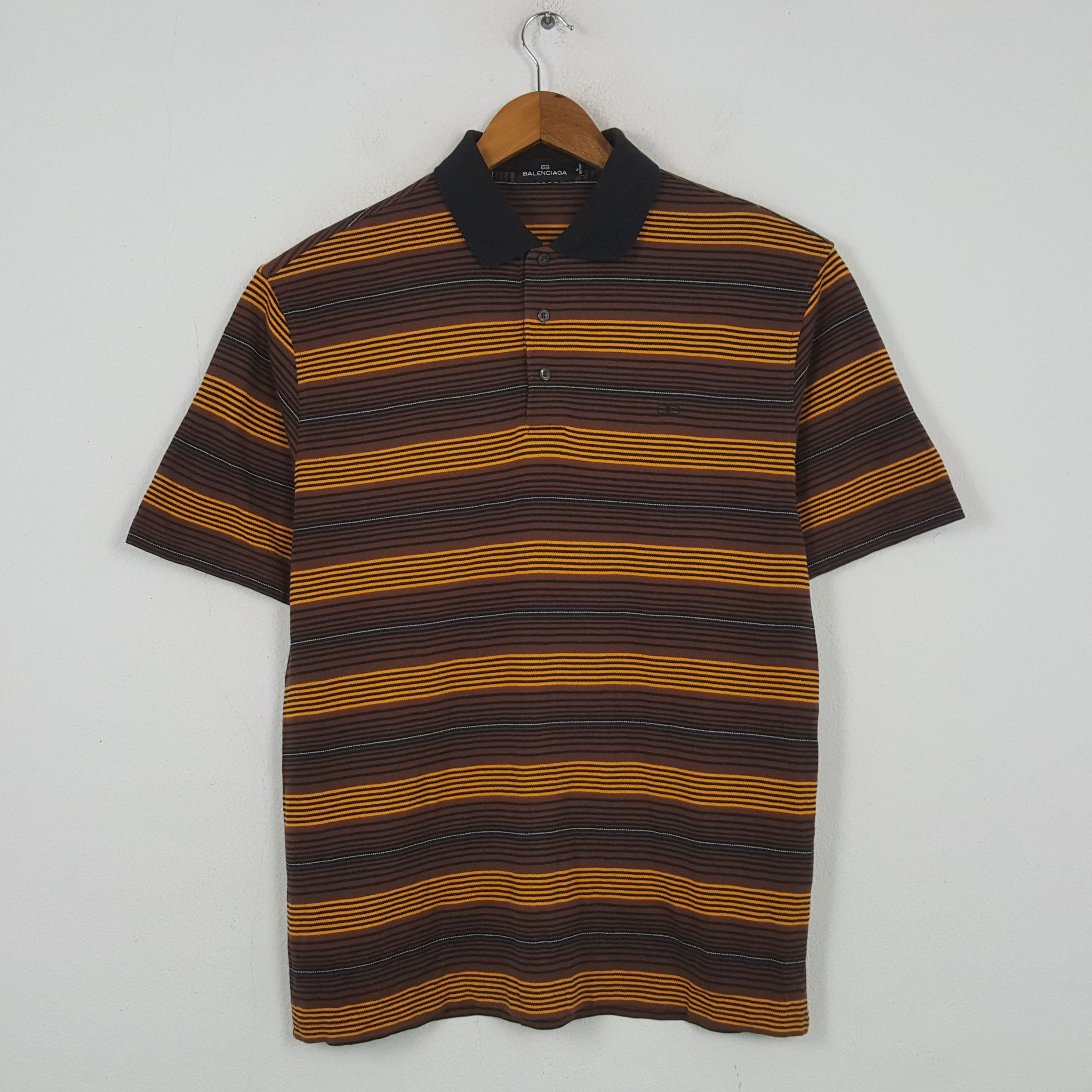 Balenciaga × Vintage Vintage Balenciaga Luxury Fashion Brand Shirts C294N8 Size US L / EU 52-54 / 3 - 1 Thumbnail