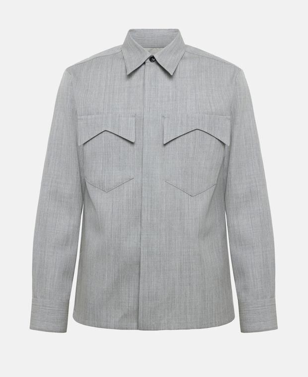 Jil Sander Wool shirt Size US S / EU 44-46 / 1 - 1 Thumbnail
