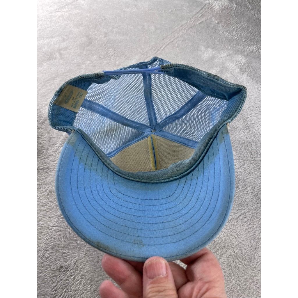 Vintage Vintage Lambert’s Café Blue Trucker Hat – Ol’ Norm Graphic Size ONE SIZE - 6 Thumbnail