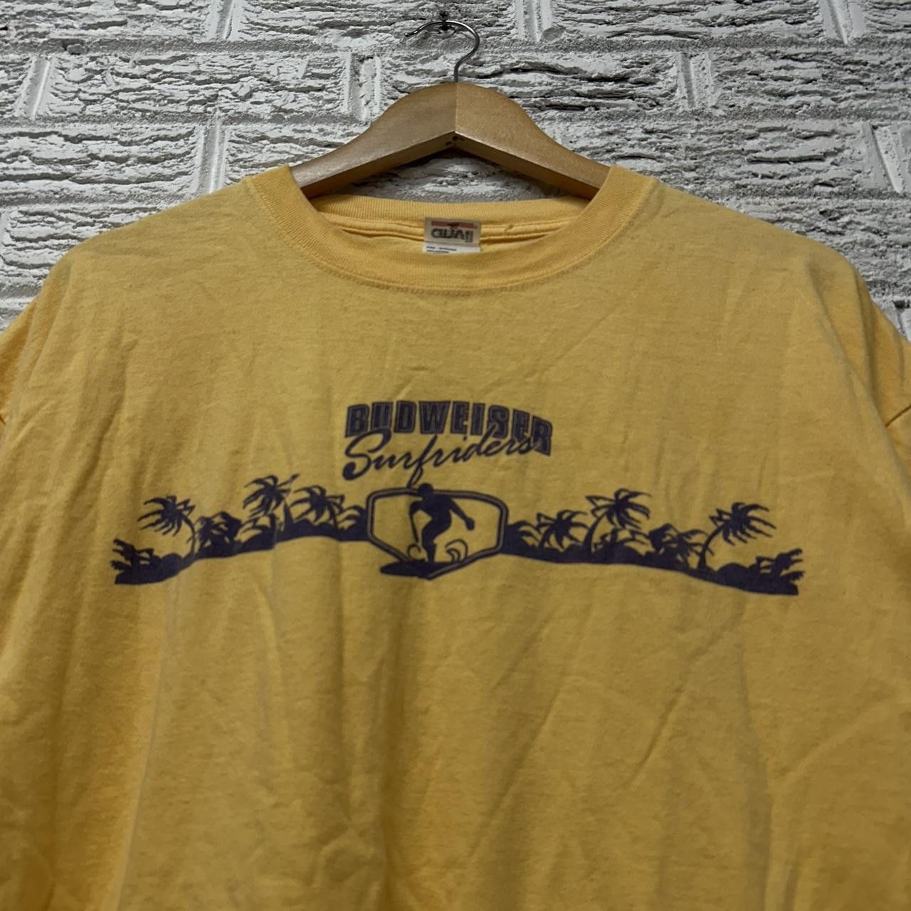 Budweiser × Vintage Vintage Budweiser Beach Surfer Hawaiian T Shirt XL Size US XL / EU 56 / 4 - 2 Thumbnail