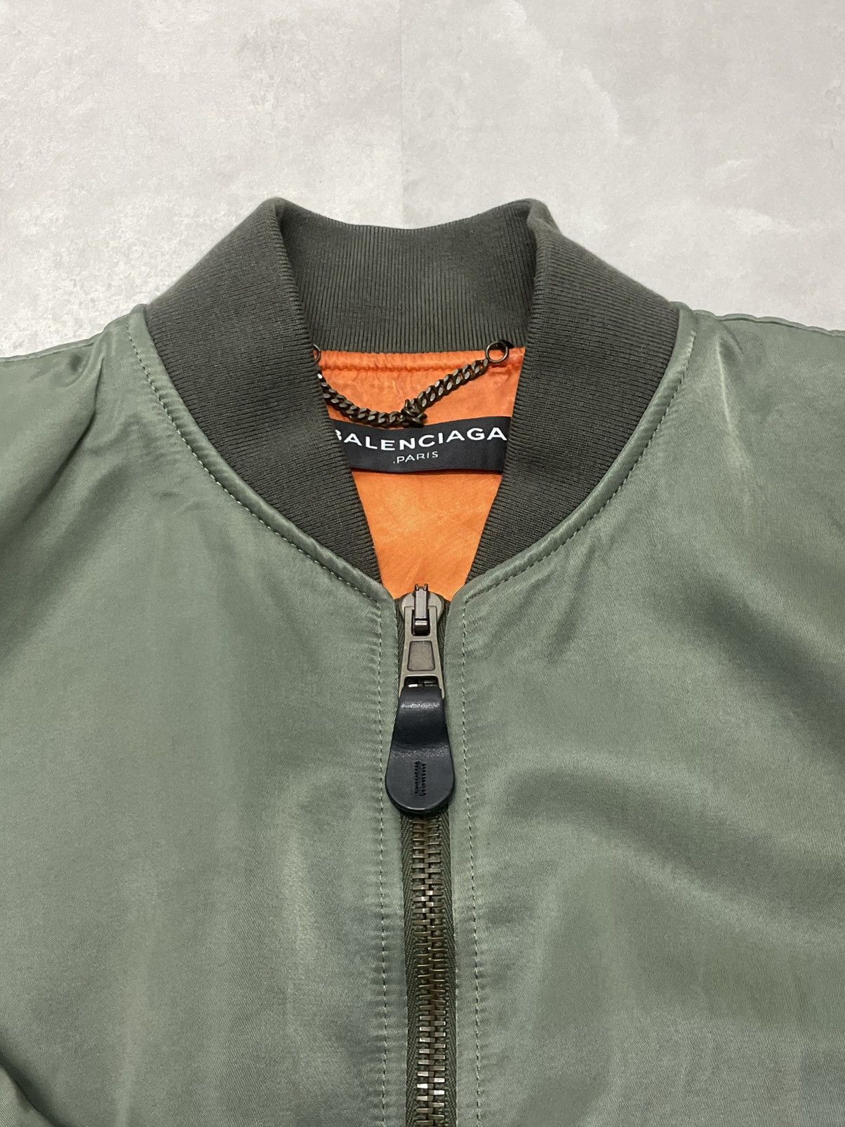 Balenciaga SS17 Balenciaga Padded MA1 Cropped Bomber Jacket Sz S Size US S / EU 44-46 / 1 - 7 Thumbnail