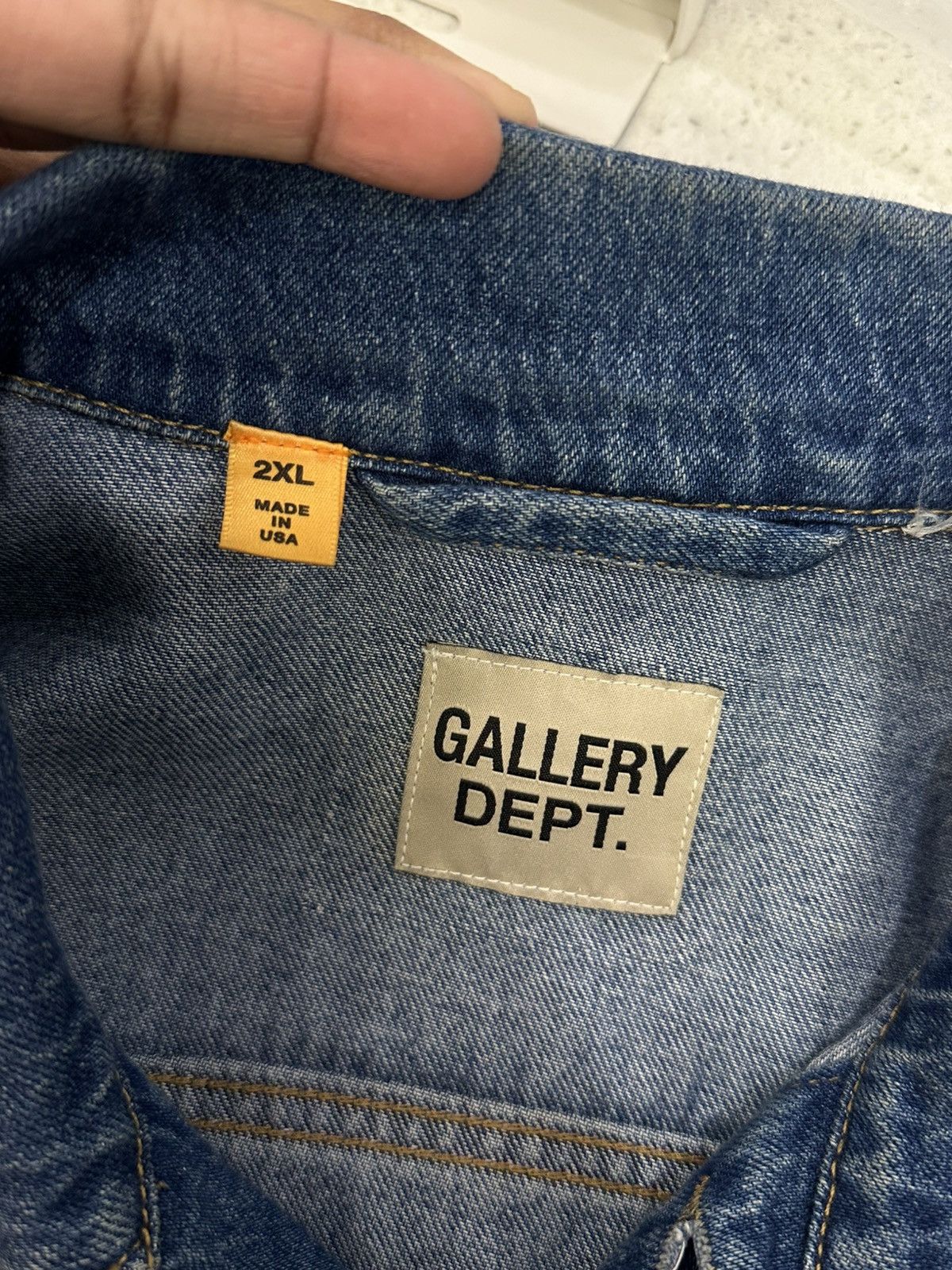 Gallery Dept. Gallery Dept. Jean Jacket Size US XXL / EU 58 / 5 - 5 Thumbnail