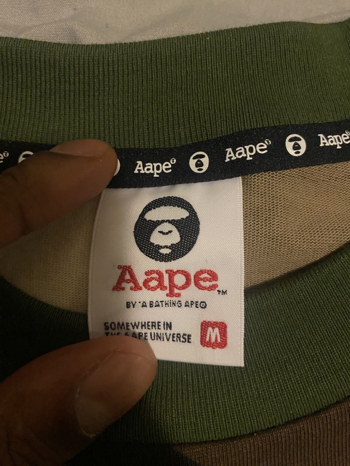 Aape AAPE Camo embroidered tee Size US M / EU 48-50 / 2 - 4 Thumbnail