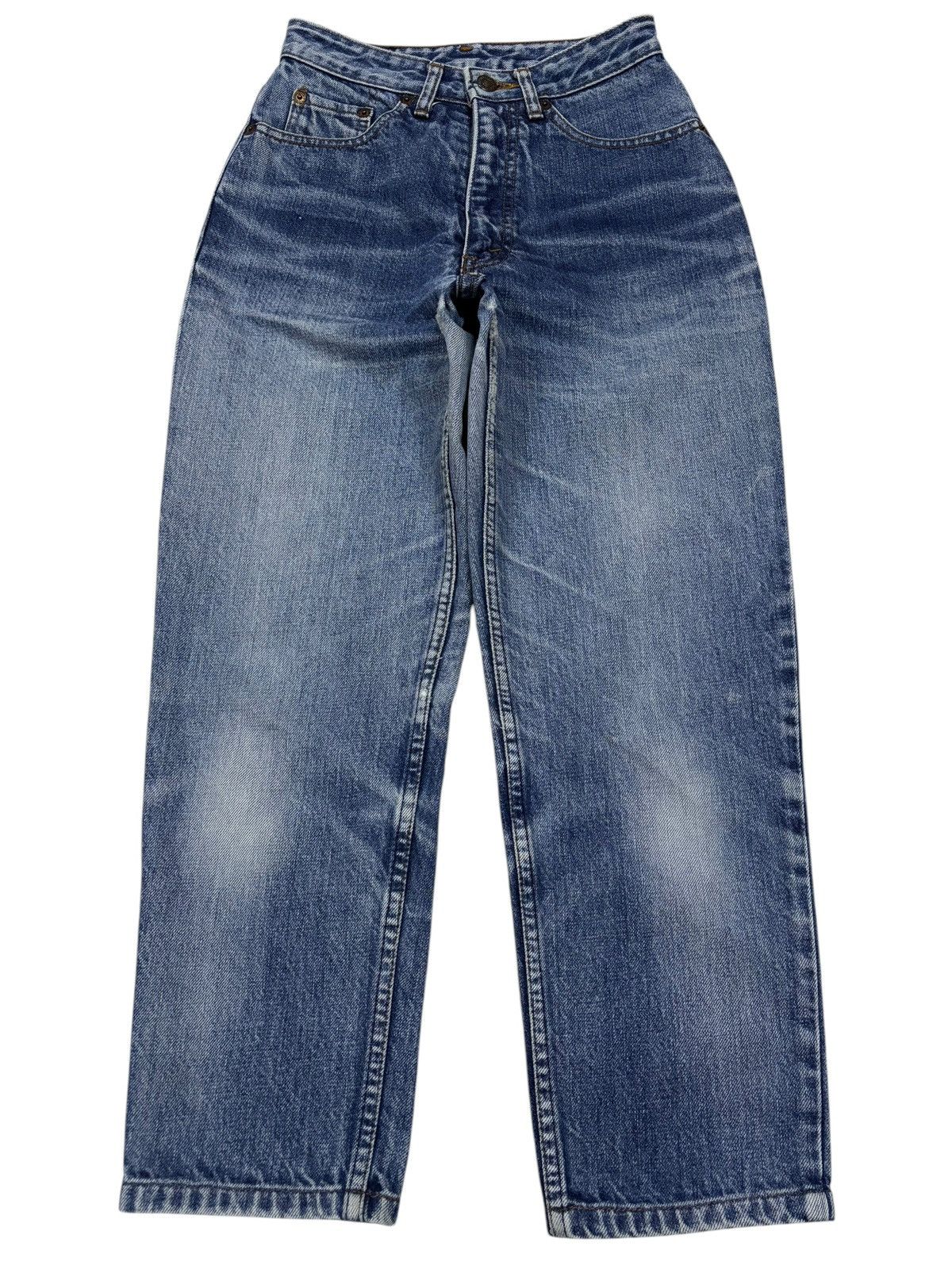 Levi's × Levi's Vintage Clothing × Vintage 80s Vtg Levi’s 603 Faded Blue Washed Cropped Jeans Size 24" / US 00 / IT 34 - 1 Thumbnail