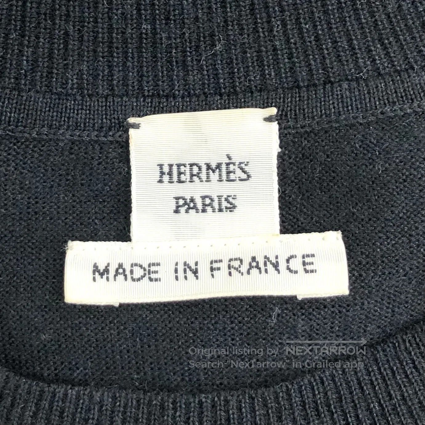 Hermes Hermes Color Blocked Buckle Pattern Printed Crew Neck Long Size XXS / US 00 / IT 34 - 5 Thumbnail