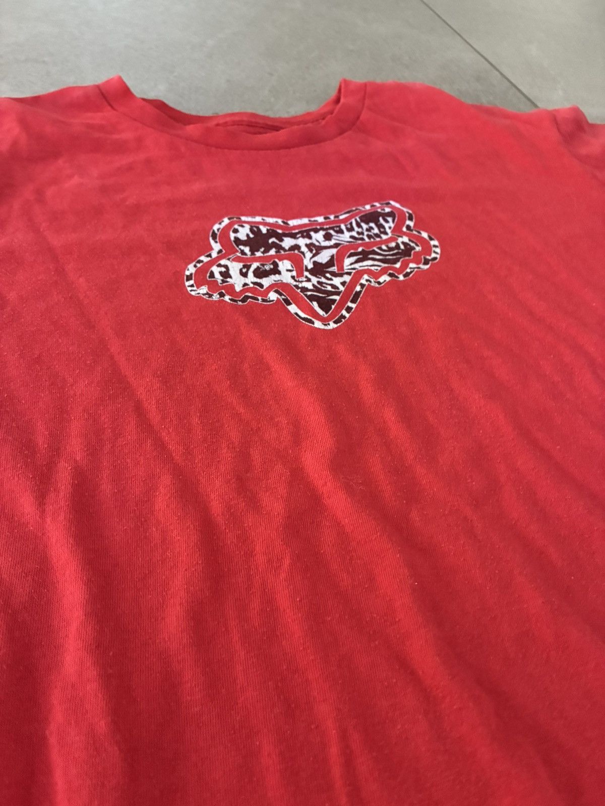 Fox Racing Fox Racing Red Logo Tee Y2K Size YOUTH XL Moto Skate Size US XL / EU 56 / 4 - 1 Thumbnail