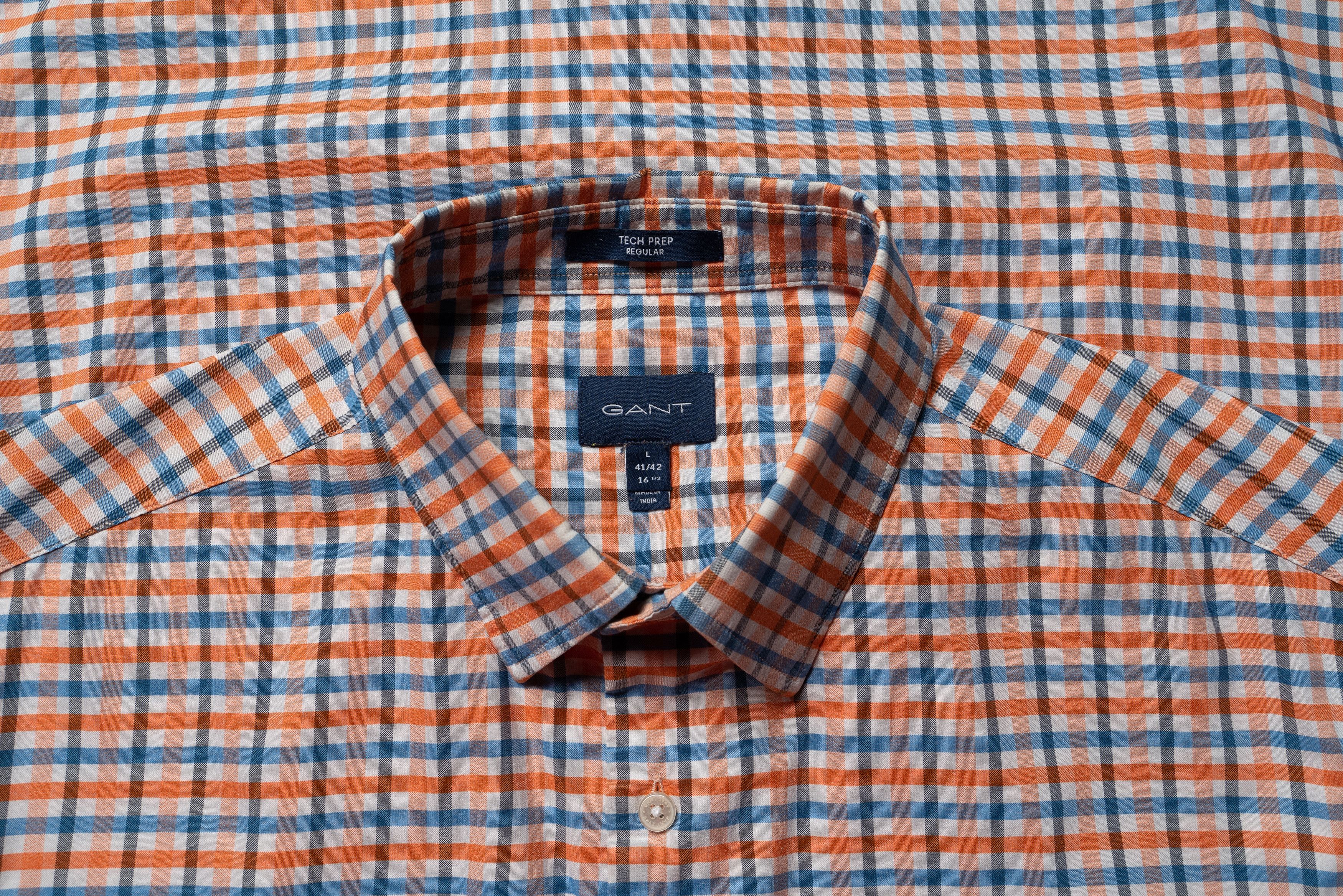 Gant 🔵 GANT Check Long Sleeve Button Up Shirt Size US L / EU 52-54 / 3 - 3 Thumbnail