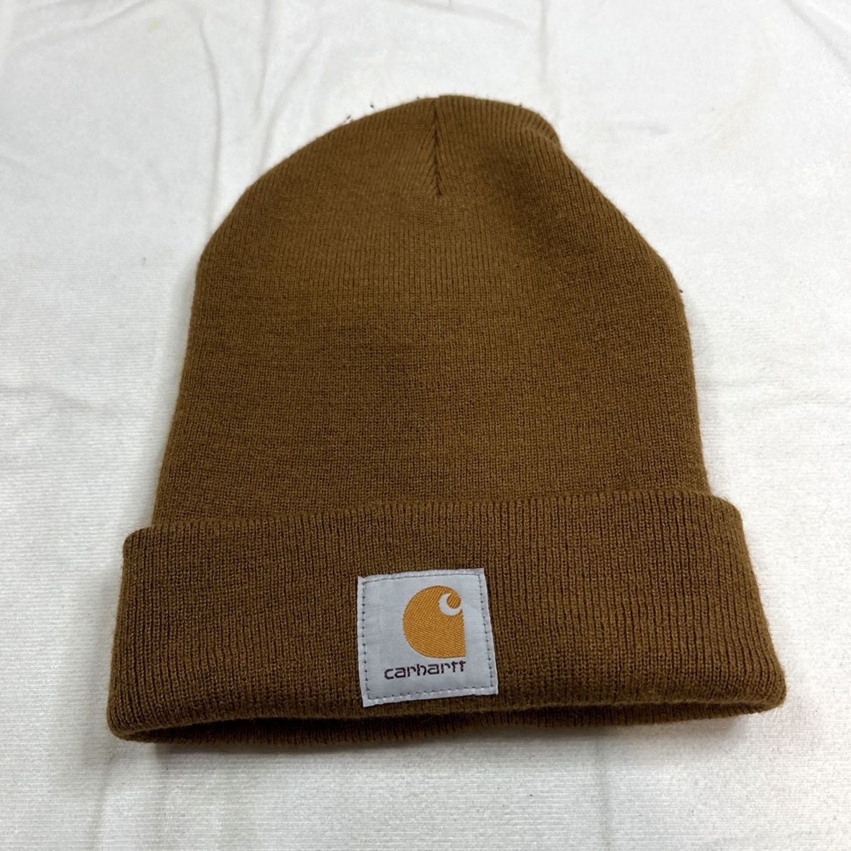 Carhartt Carhartt A18 Men's Acrylic Watch Hat - Brown One Size Knit Reversible Beanie Mens Winter Fall Spring Casual Outdoor Size ONE SIZE - 6 Thumbnail