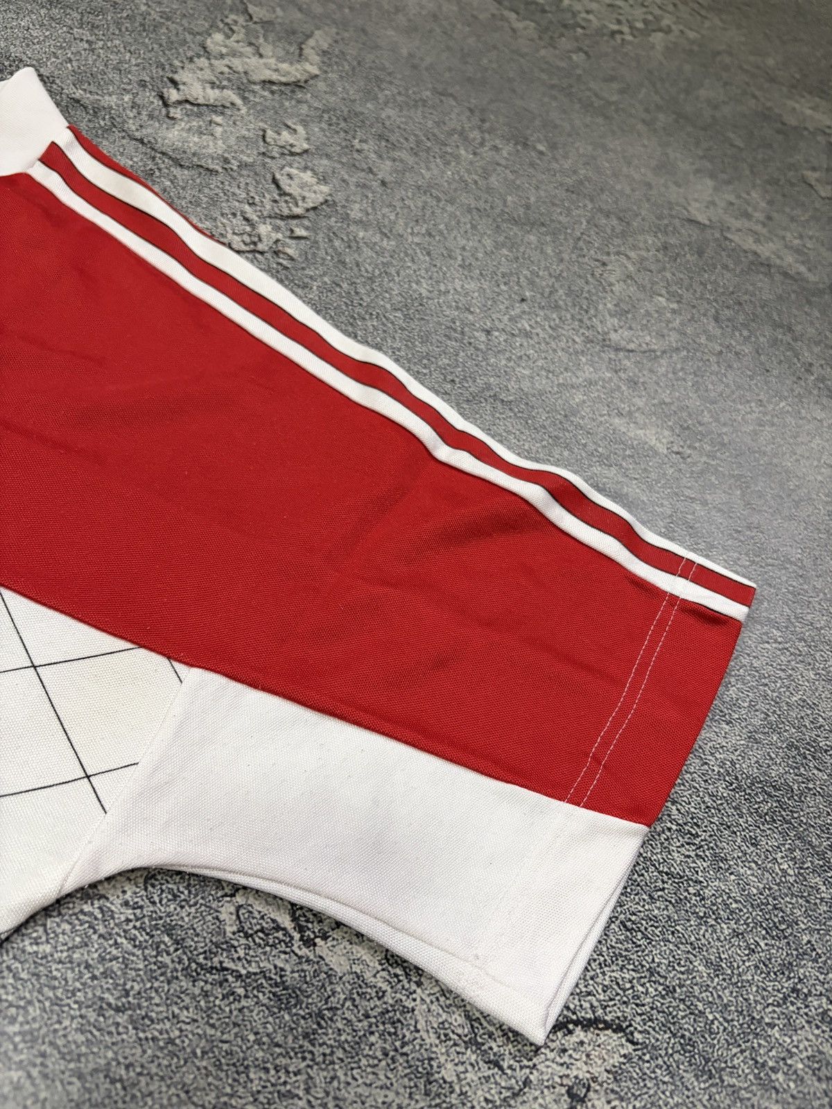 Adidas RARE Adidas Ventex France TSV Tirol Sport Shirt 80s M Red Size US M / EU 48-50 / 2 - 8 Thumbnail