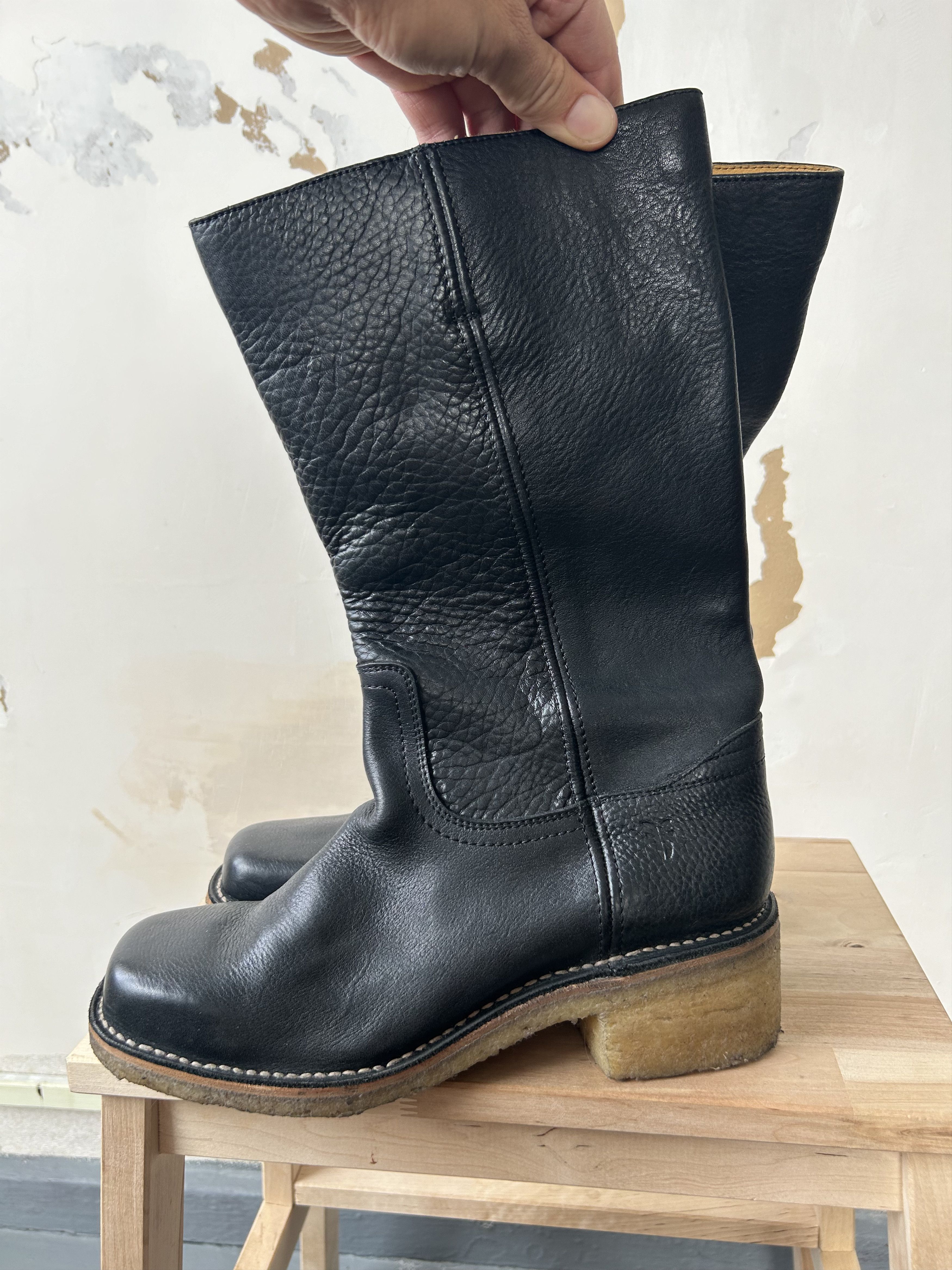 Frye FRYE Boots Womens 'Veronica' Tall Leather Slouchy Moto Size US 9 / IT 39 - 3 Thumbnail