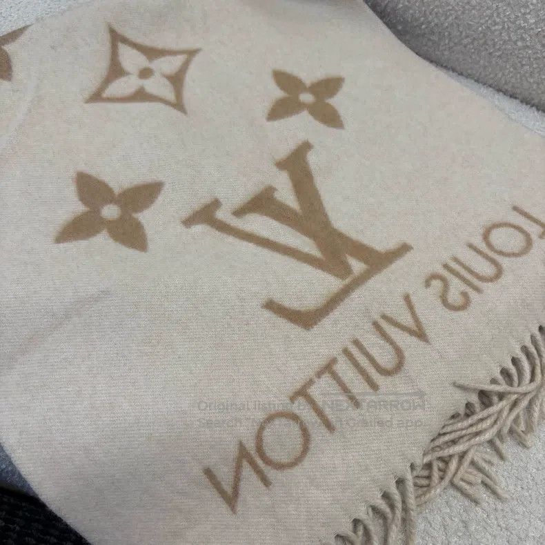 Louis Vuitton Louis Vuitton Color gradient cashmere scarf Size ONE SIZE - 6 Thumbnail