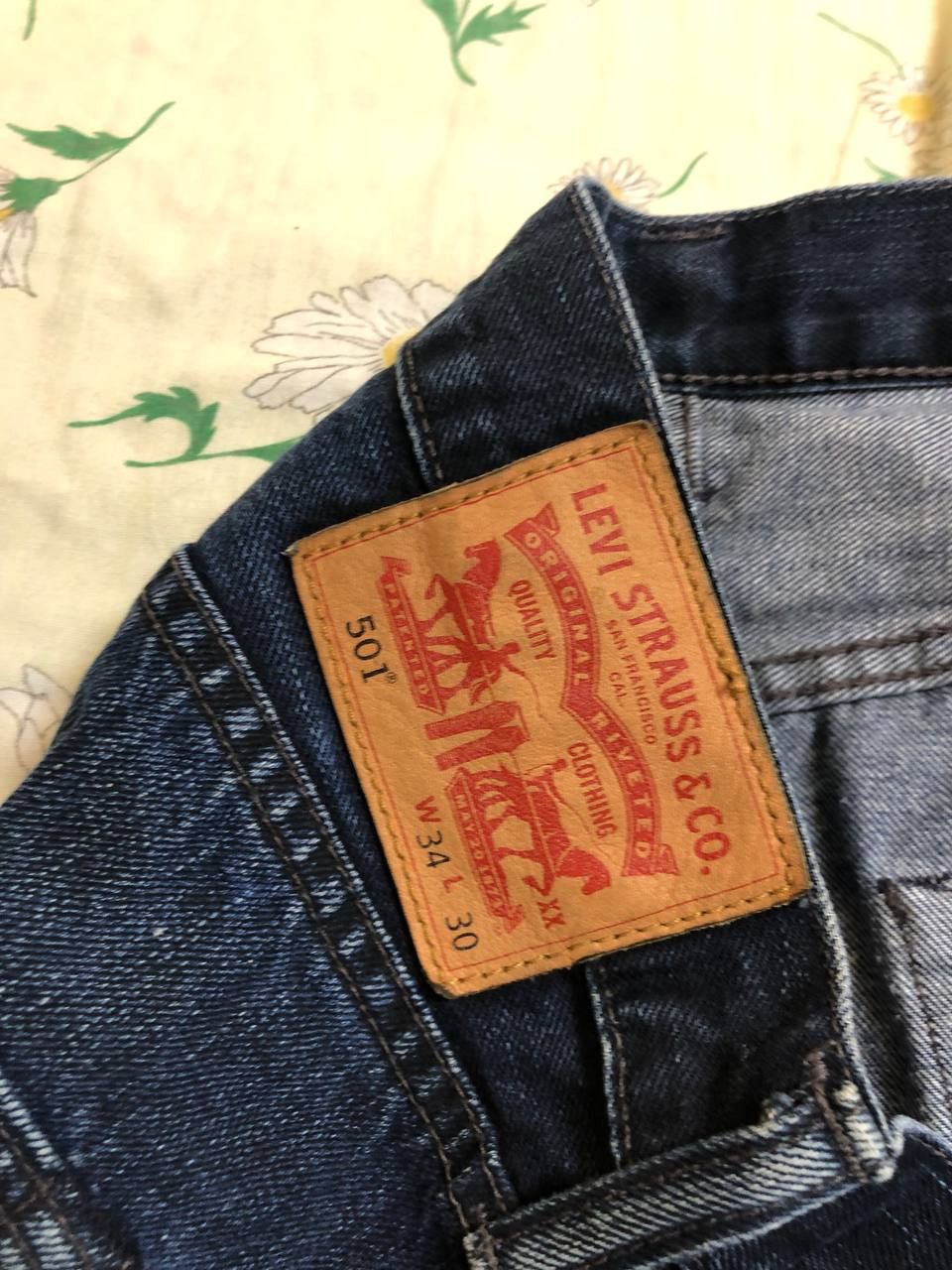 Levi's Levi's 501 Button Fly Denim Shorts Stretch Shorts Size US 34 / EU 50 - 15 Thumbnail