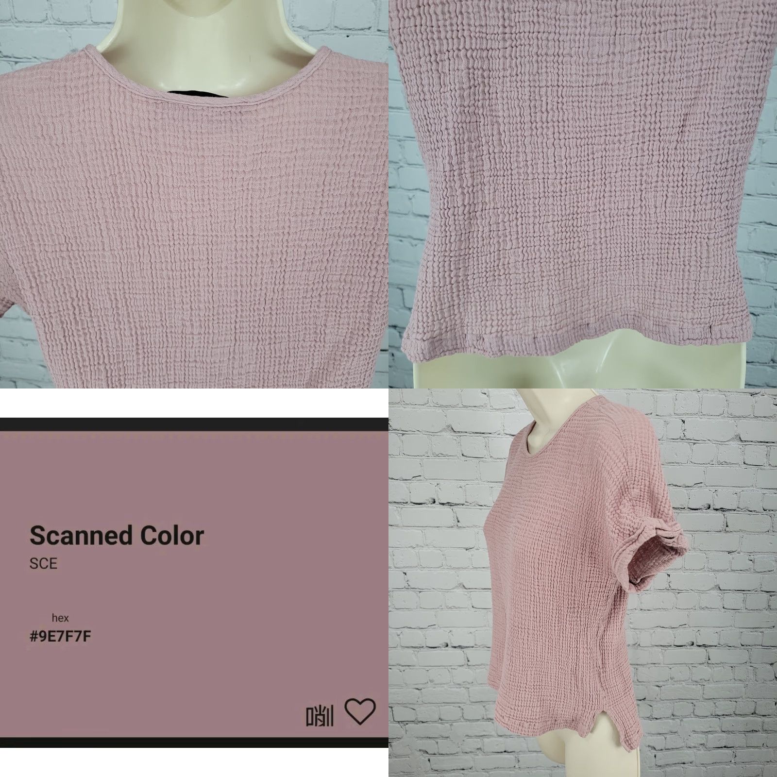 Vintage Decjuba Pink Cotton Short Sleeve Top Women Small S Basic Casual Pullover Size S / US 4 / IT 40 - 8 Thumbnail