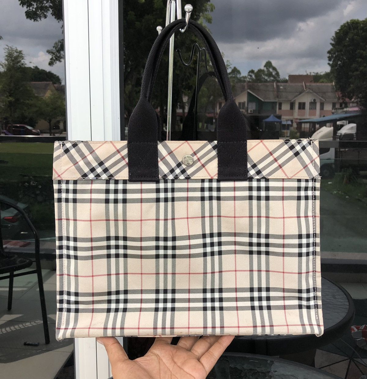 Burberry Burberry London Blue Label Nova Check Handbag / Tote Bag Size ONE SIZE - 5 Thumbnail