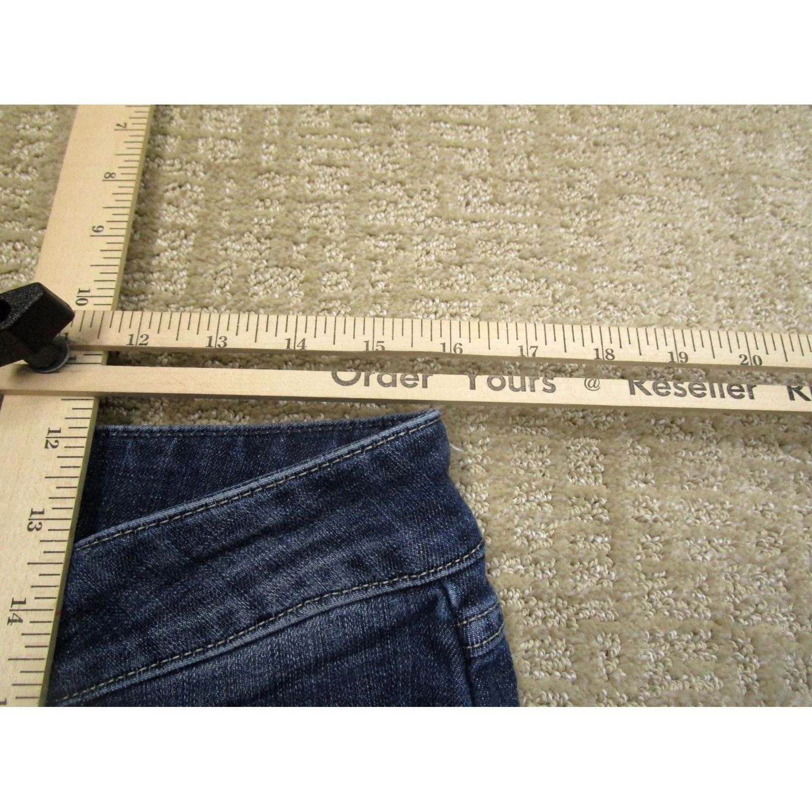 Wrangler Wrangler Jeans Women 12 Blue Mid Rise Bootcut Western Pants Dark Wash Denim Pants Jeans Buckle Logo Size 34" / US 12 / IT 48 - 5 Thumbnail