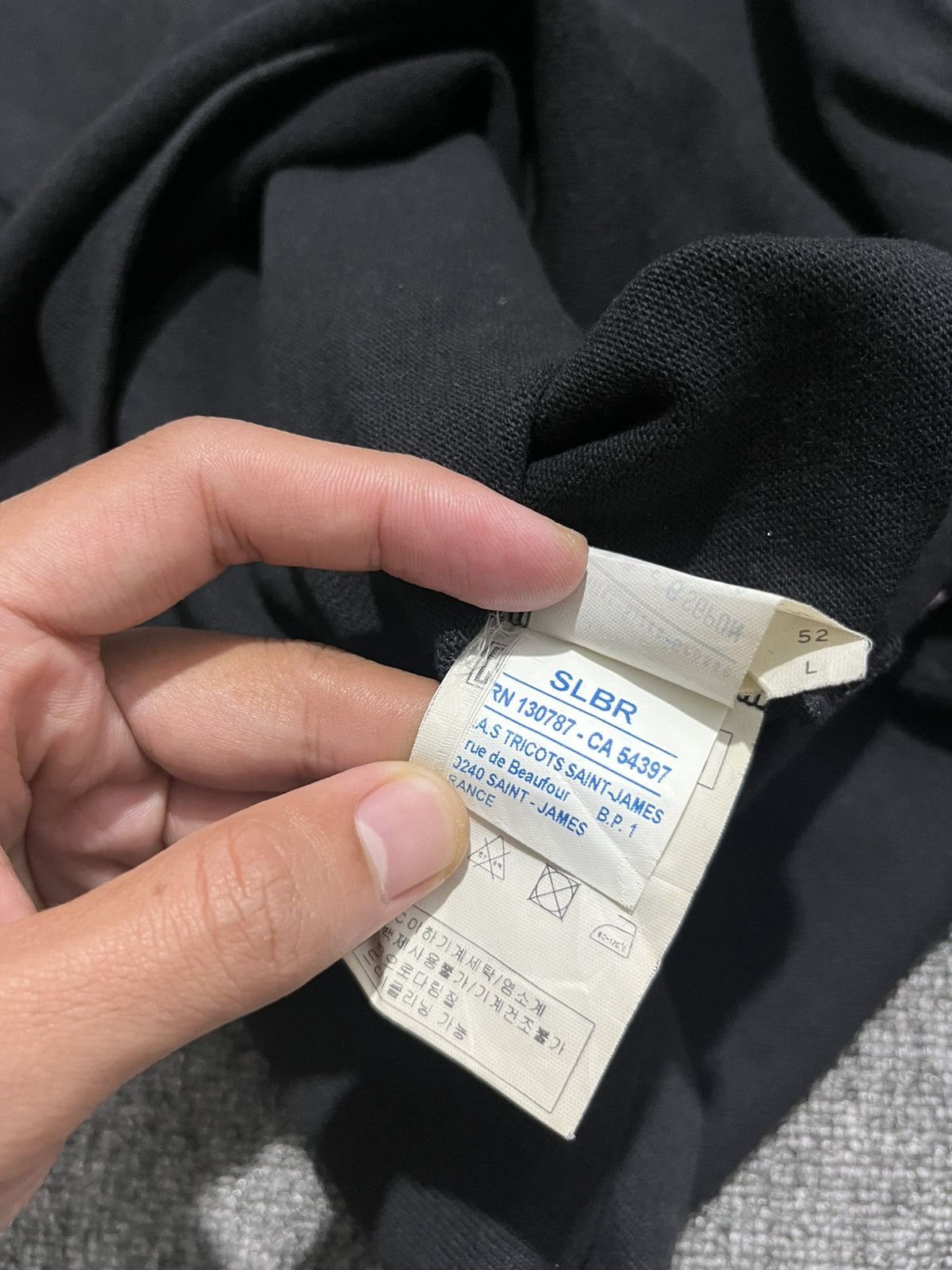 Saint James Saint James Longsleeve Black Size US L / EU 52-54 / 3 - 8 Thumbnail