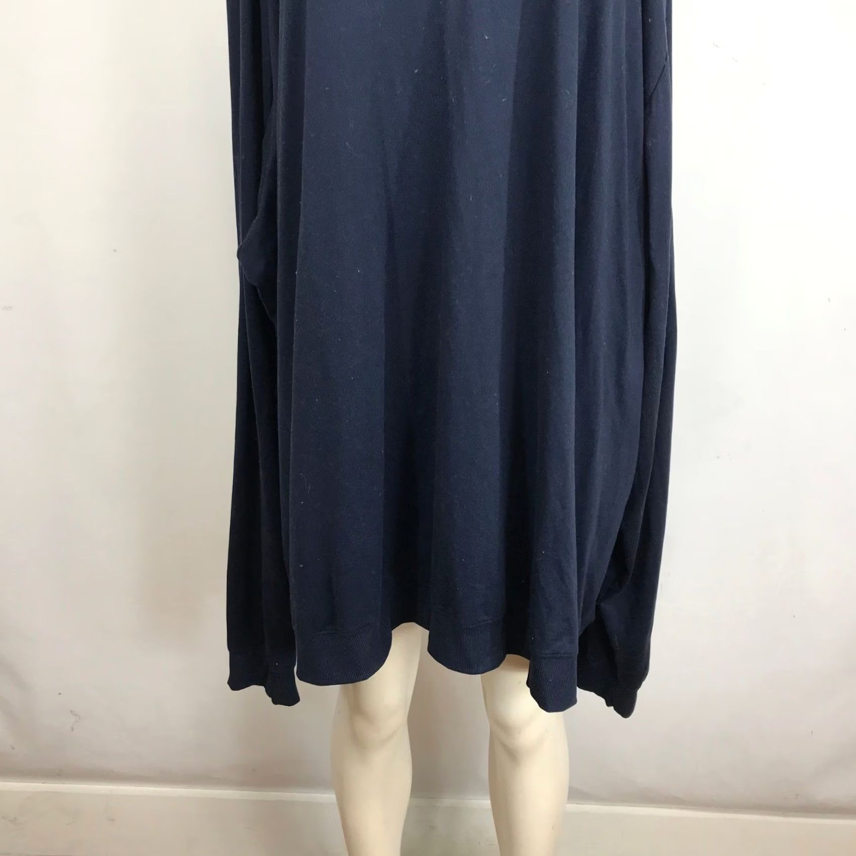 SKIMS Skims Navy Blue Lightweight Hooded Long Sleeve Top Big 5X Mens Hooded Long Sleeve Lightweight Top Navy Blue 5X Size US XXL / EU 58 / 5 - 3 Thumbnail