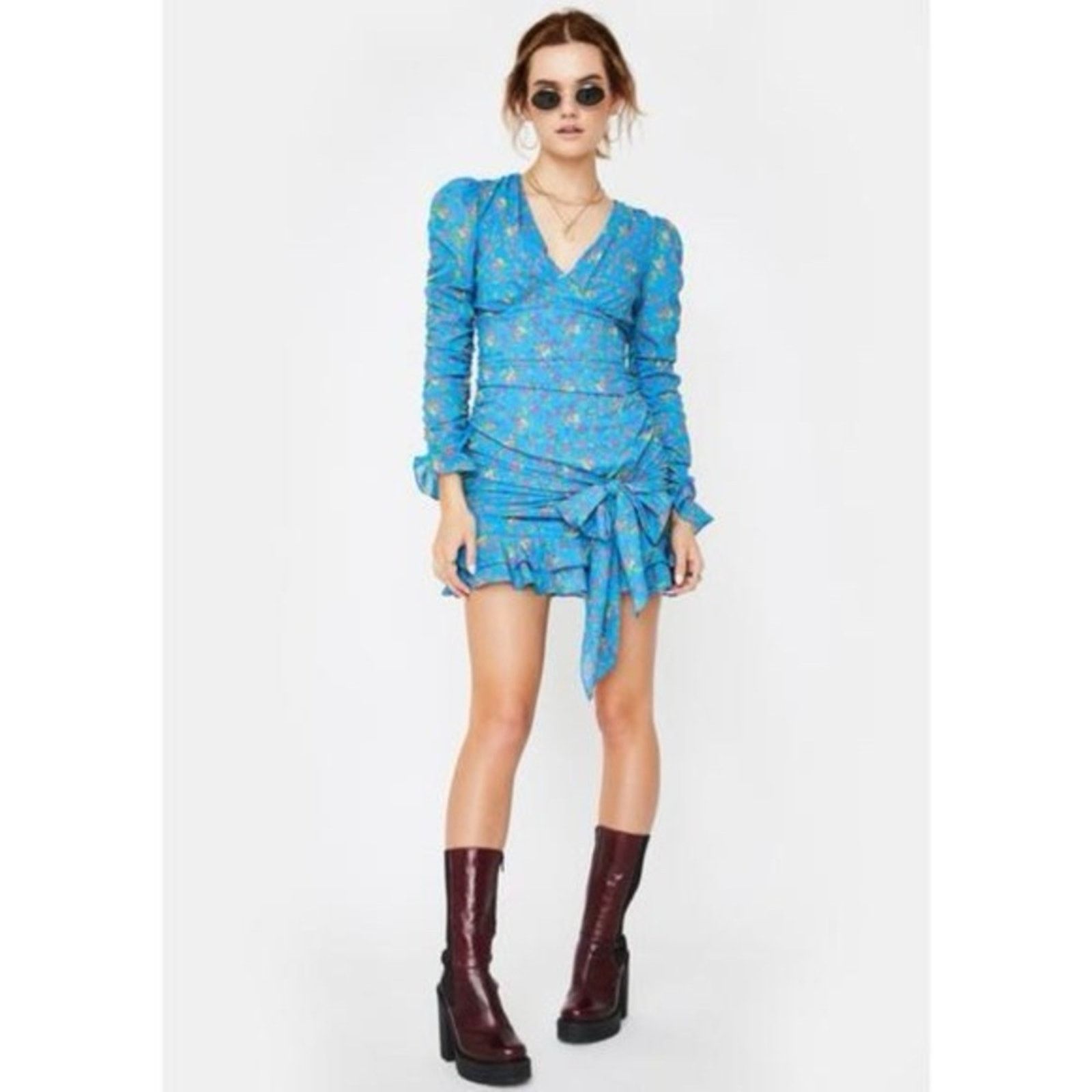 For Love & Lemons For Love & Lemons $265 Bahama Mini Dress LG EUC Size L / US 10 / IT 46 - 5 Thumbnail