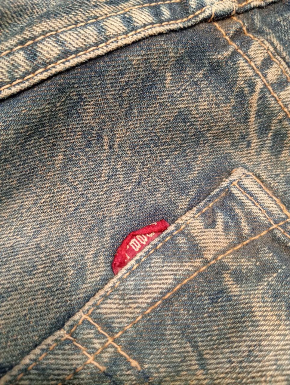 Warehouse BLUE & GRAY BY WAREHOUSE JAPAN WASHED BLUE SELVEDGE DENIM Size US 33 - 14 Thumbnail