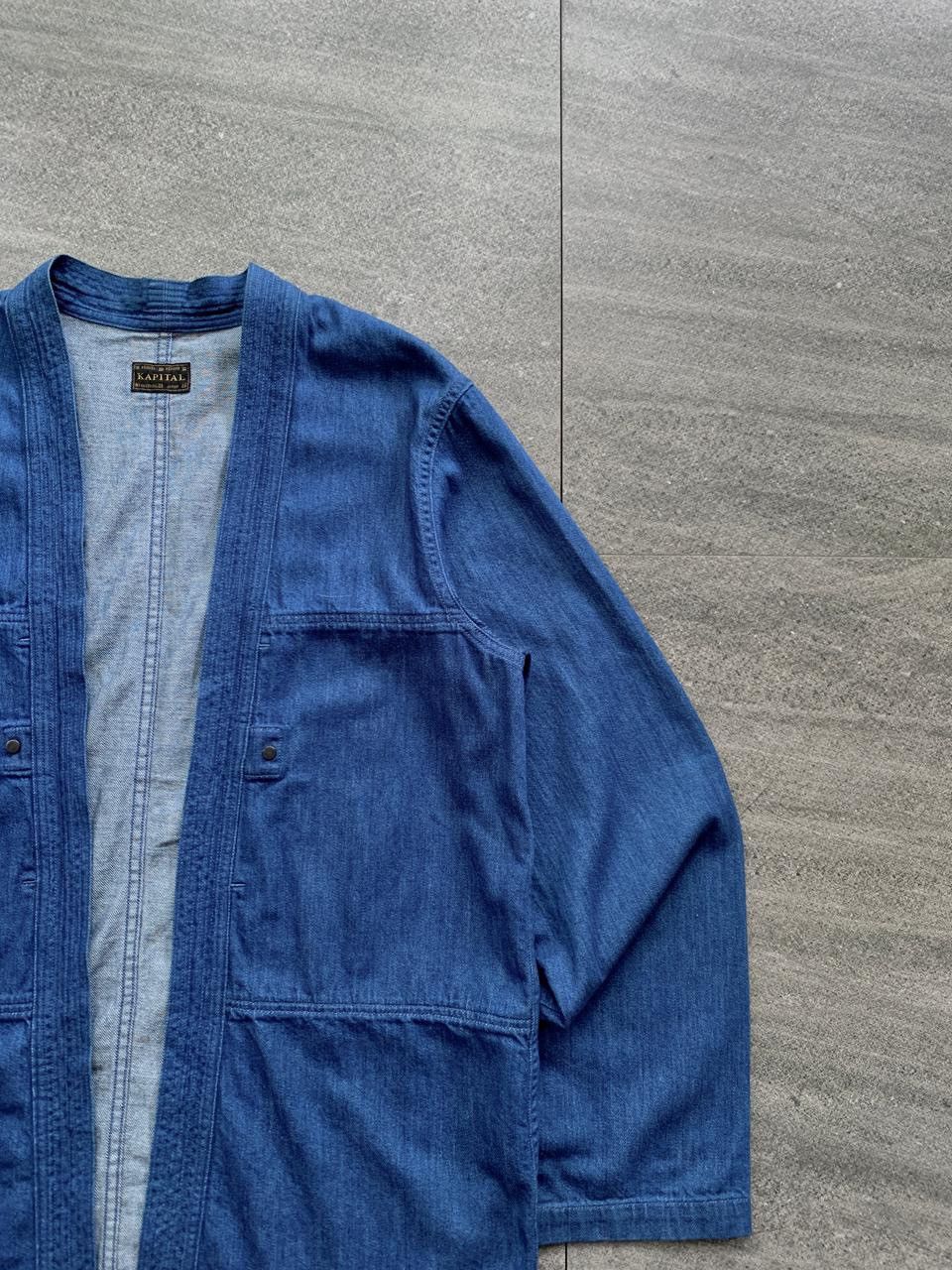 Kapital Kountry FREE TAX! 8OZ Light Denim Kakashi Jacket Size US M / EU 48-50 / 2 - 2 Thumbnail