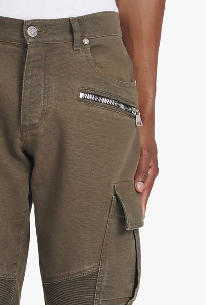 Balmain o1y0426 Cargo Pant in Dark Brown Size US 28 / EU 44 - 2 Thumbnail