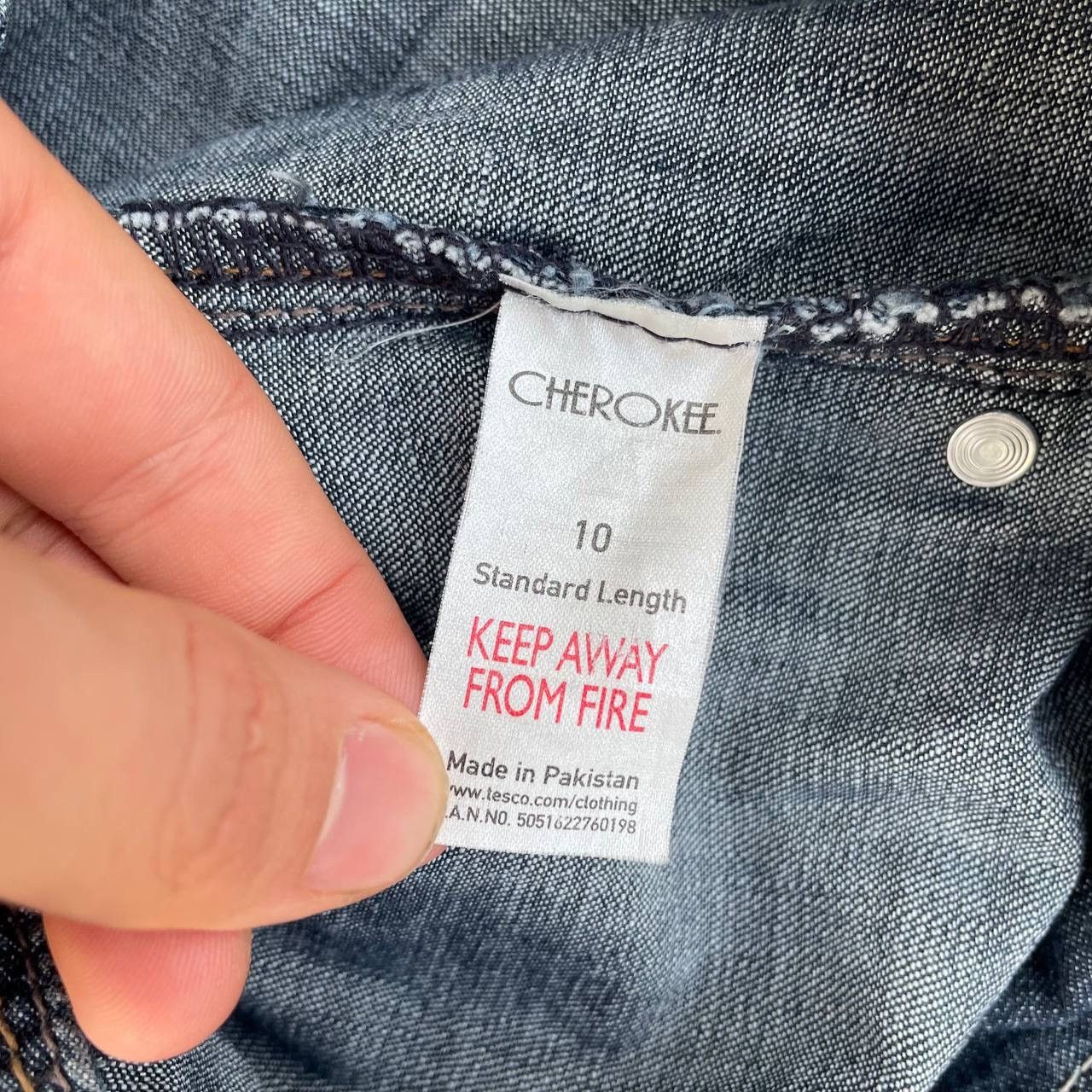 Cherokee Vintage Japanese Style Women’s Baggy Jeans Cherokee Y2K 00s Size 32" / US 10 / IT 46 - 8 Thumbnail