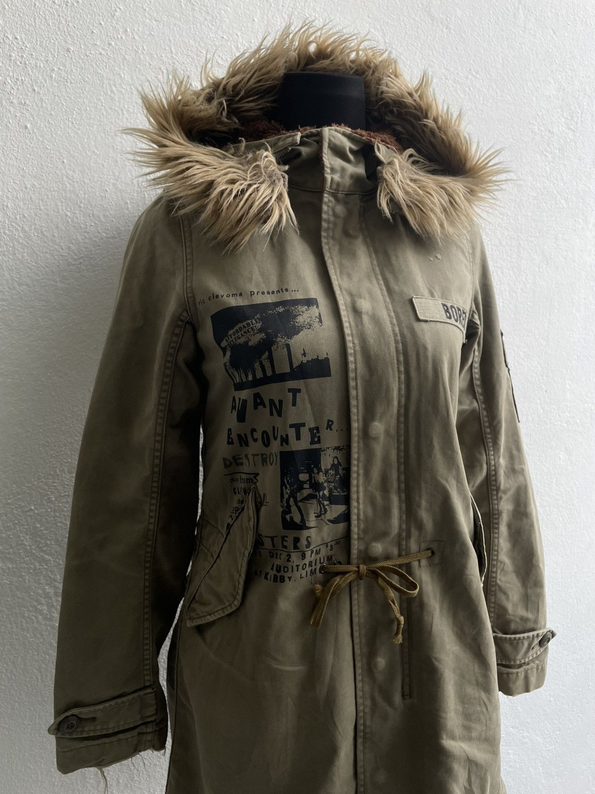 Hysteric Glamour Hysteric Glamour x Destroy All Monsters Military Fur Jacket Size S / US 4 / IT 40 - 6 Thumbnail