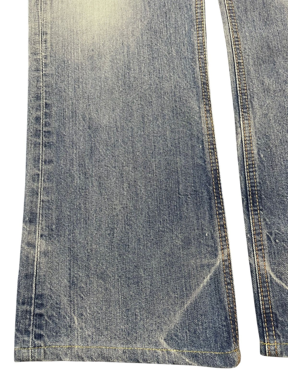 Edwin Vintage Edwin Blue Faded Wash Distress Wide Leg Jeans Size US 32 / EU 48 - 7 Thumbnail