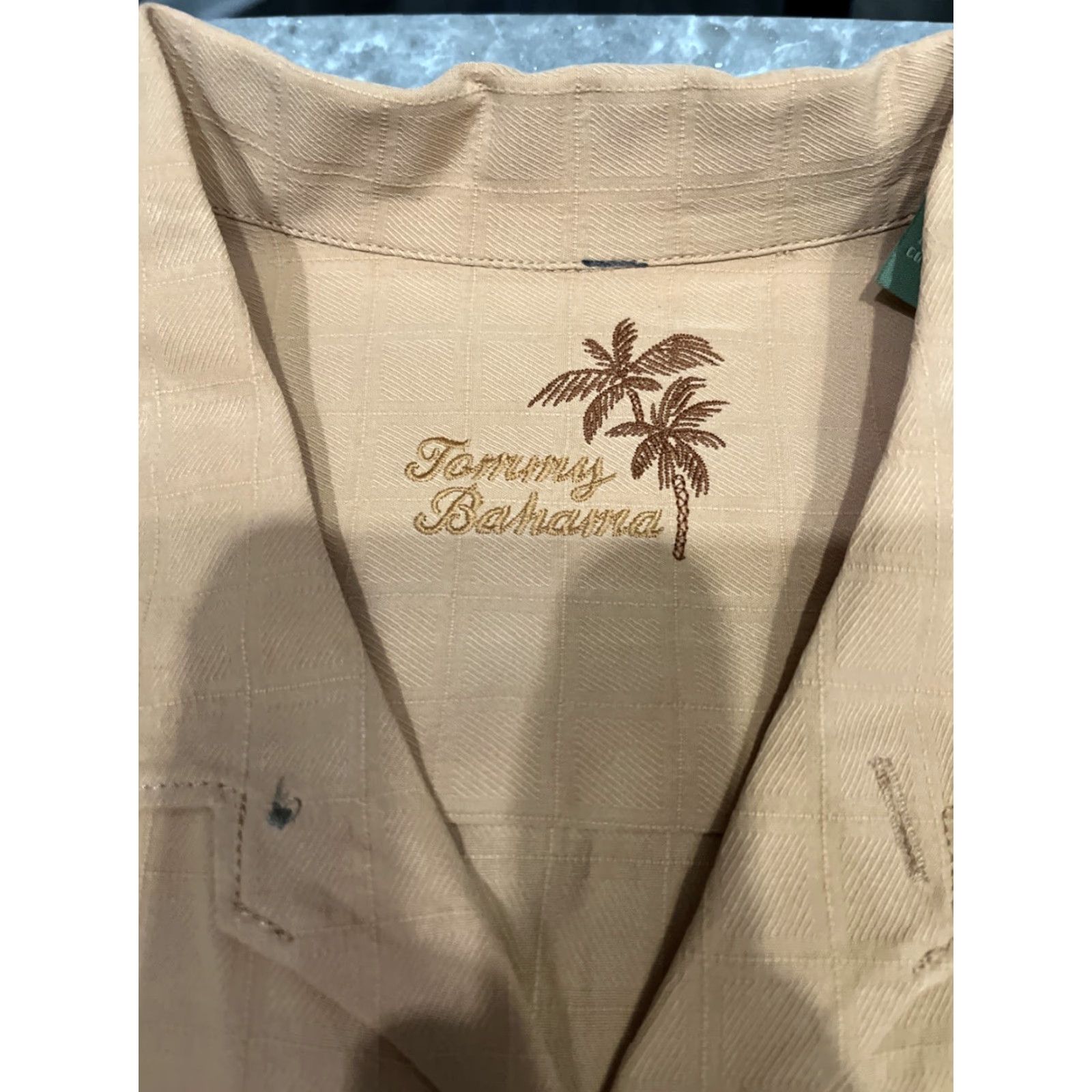 Tommy Bahama Tommy Bahama Shirt Mens L Orange 100% Silk Tropical Floral Hawaiian Camp Button Short Sleeve Button-Up Collared Spread Size US L / EU 52-54 / 3 - 2 Thumbnail