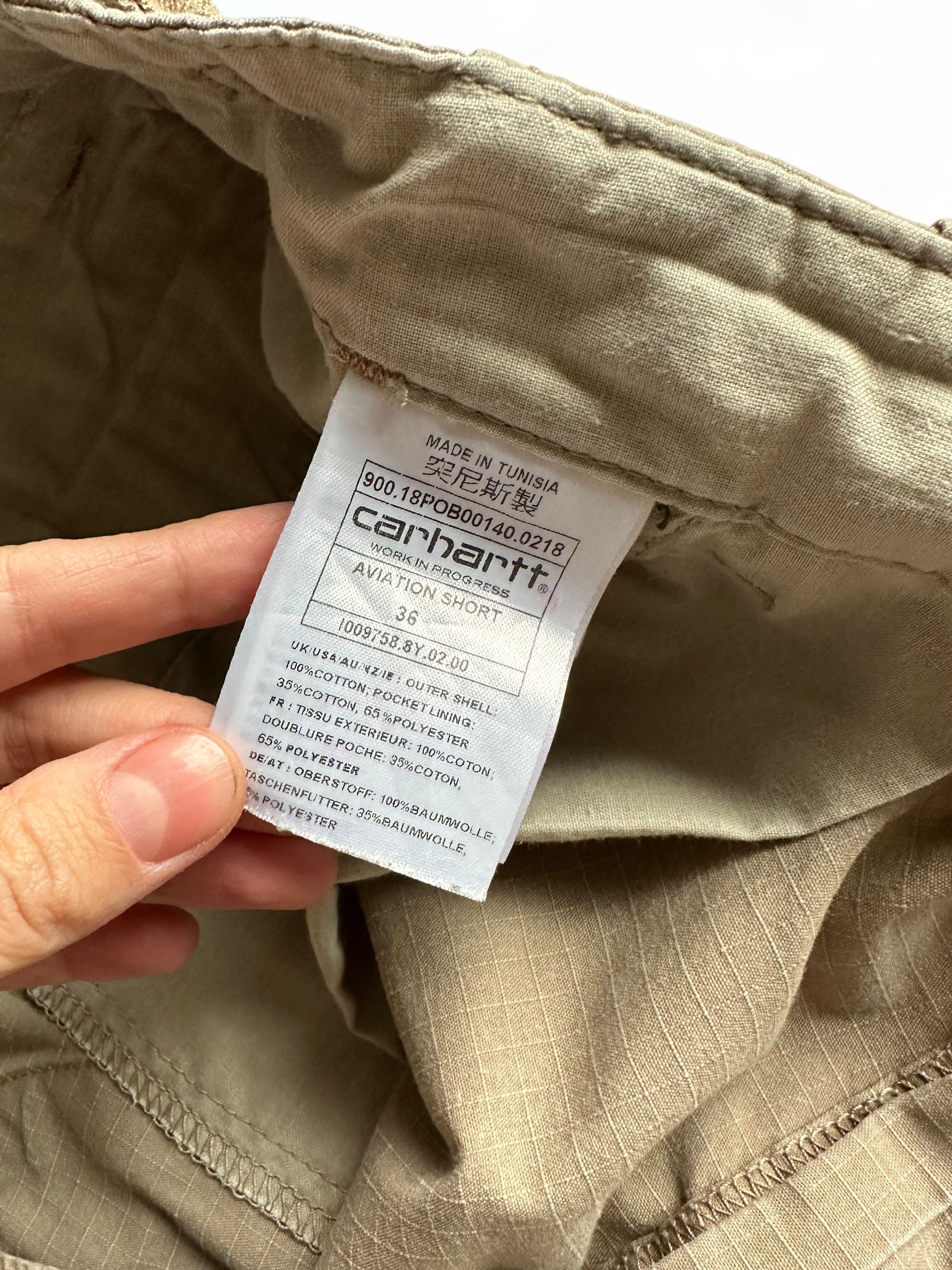 Carhartt Wip Carhartt WIP Cargo Shorts Beige W36 Size US 36 / EU 52 - 5 Thumbnail
