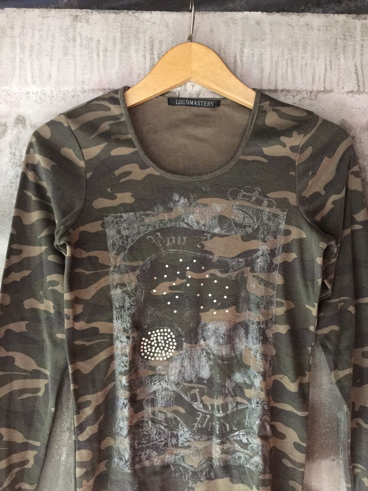 Beauty Beast × Japanese Brand × PPFM JAPANESE LOUDMASTERS ARMY SKULL LONG SLEEVE Size US S / EU 44-46 / 1 - 2 Thumbnail