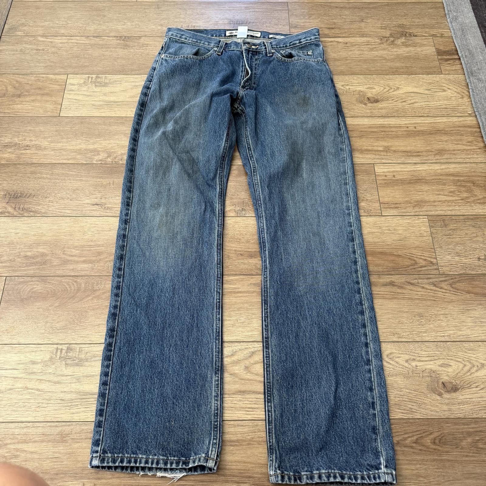 Harley Davidson Harley Davidson Boot Cut Jeans 33x34 Denim Y2K Size US 33 - 5 Thumbnail