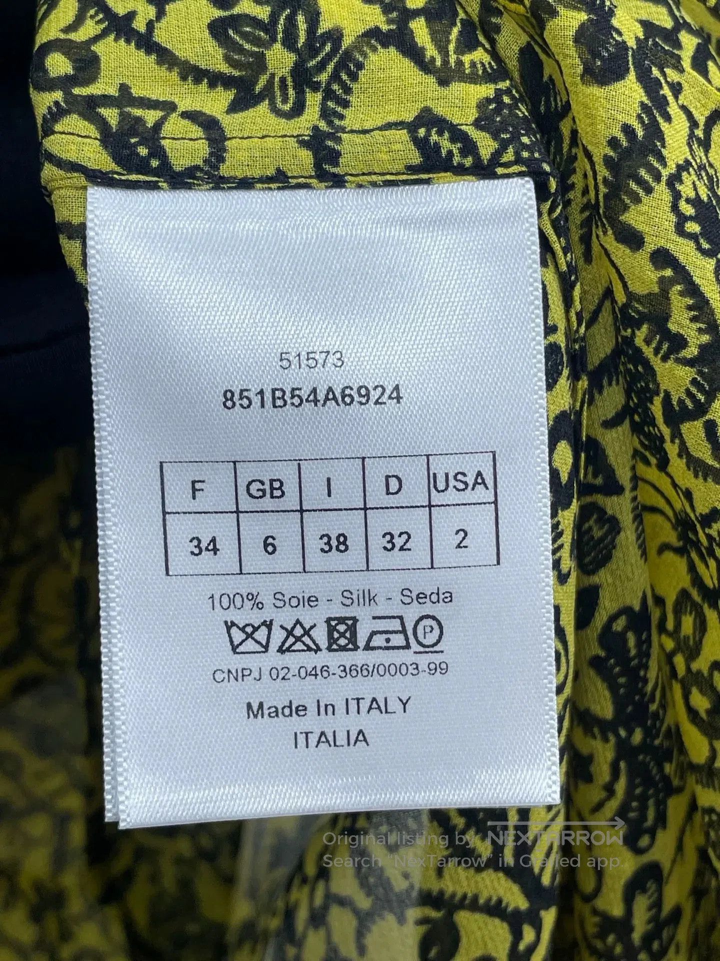 Dior Dior Long Silk Shirt. Size XXS / US 00 / IT 34 - 8 Thumbnail