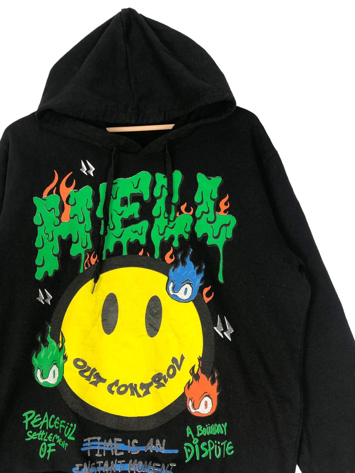 Japanese Brand Smile HELL Out Control Graphics Hoodie Size US L / EU 52-54 / 3 - 6 Thumbnail