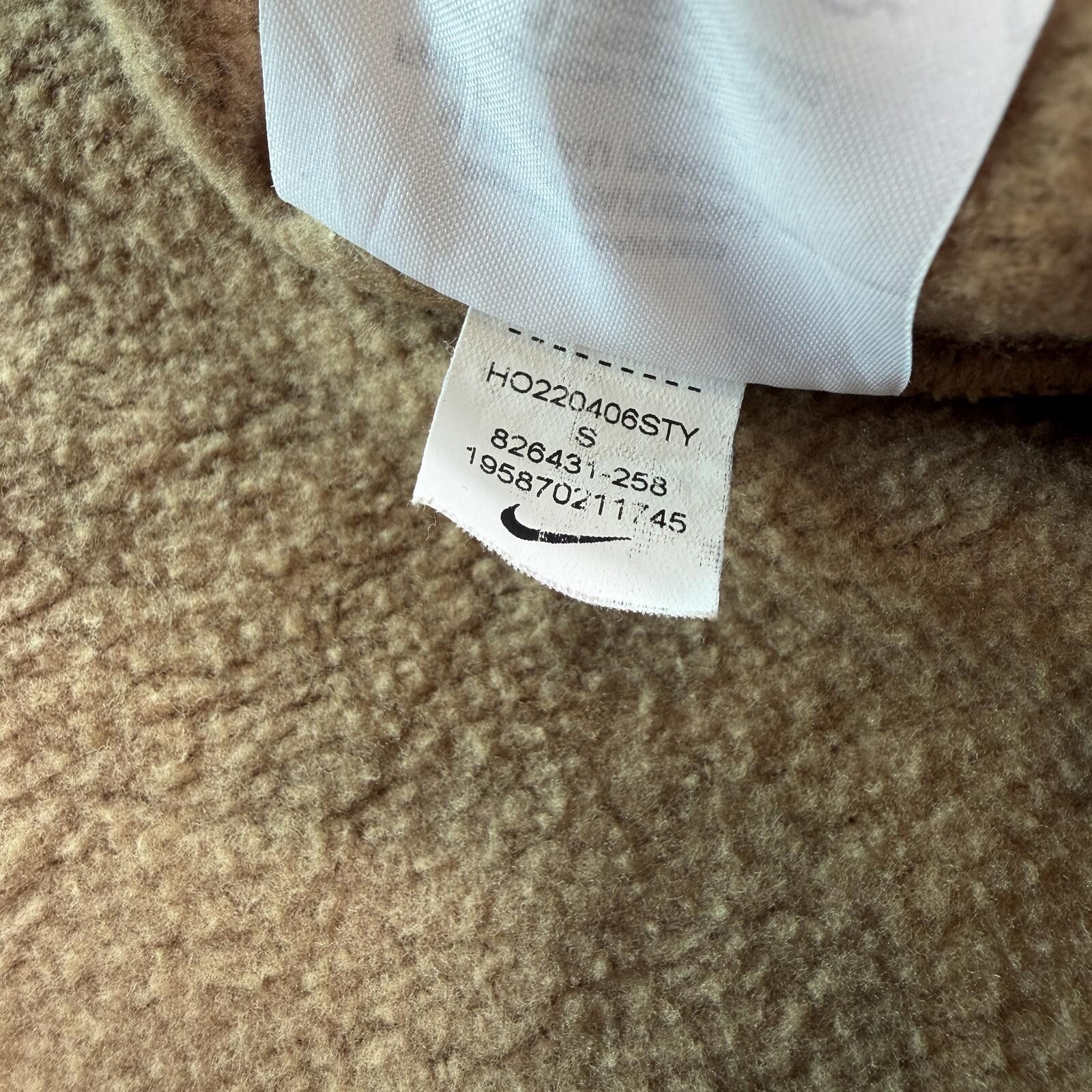 Nike Nike Brown Fleece Jogger Sweatpants Small Tan Swoosh Pants Size US 30 / EU 46 - 8 Thumbnail