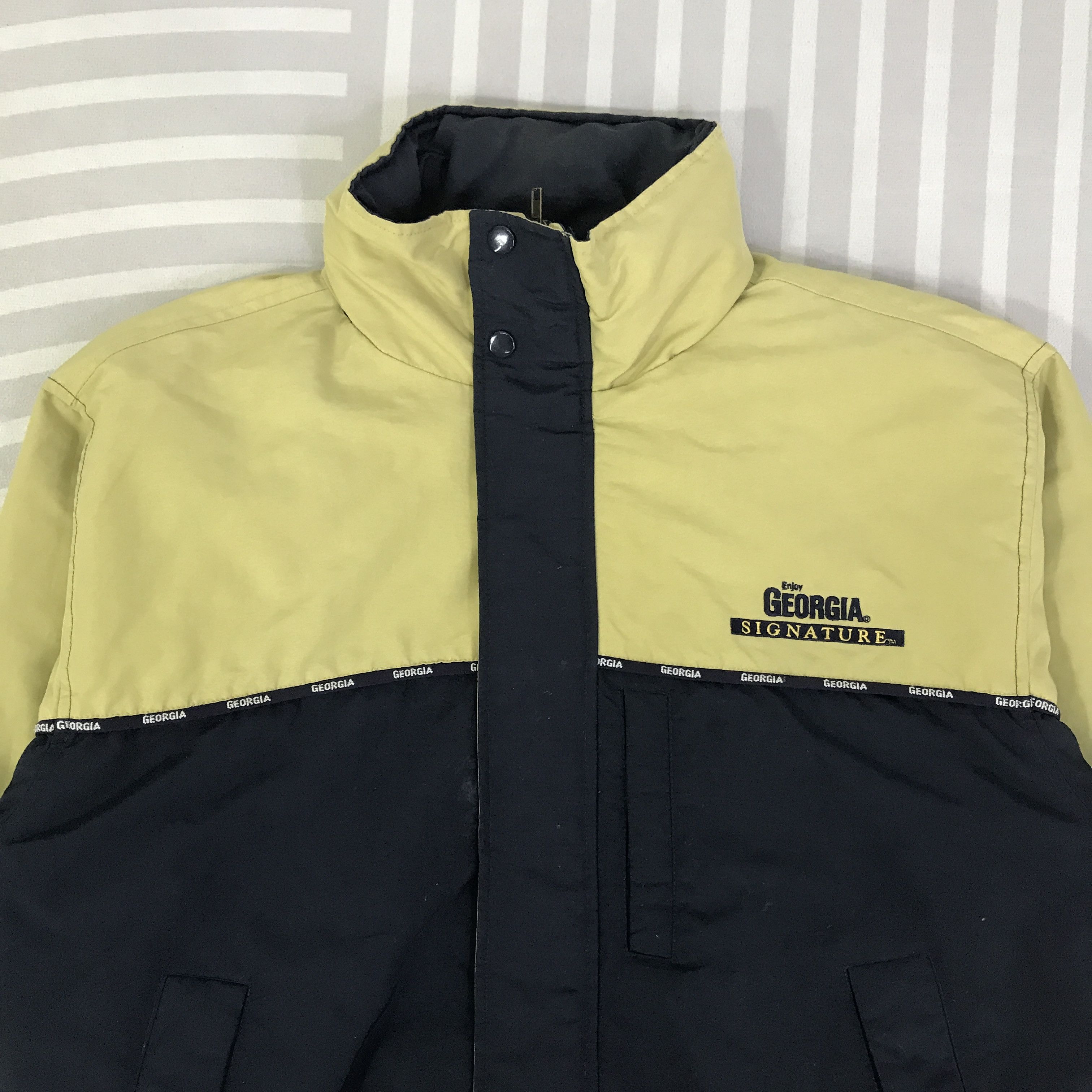 Japanese Brand Vintage Enjoy Georgia Signature Jacket K92B18 Size US L / EU 52-54 / 3 - 4 Thumbnail