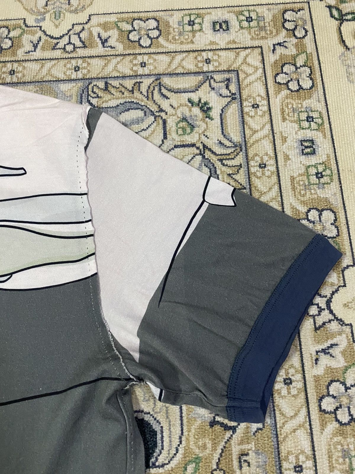 Dolce & Gabbana Dolce & Gabbana Grey Printed Cotton Crewneck Size US M / EU 48-50 / 2 - 14 Thumbnail