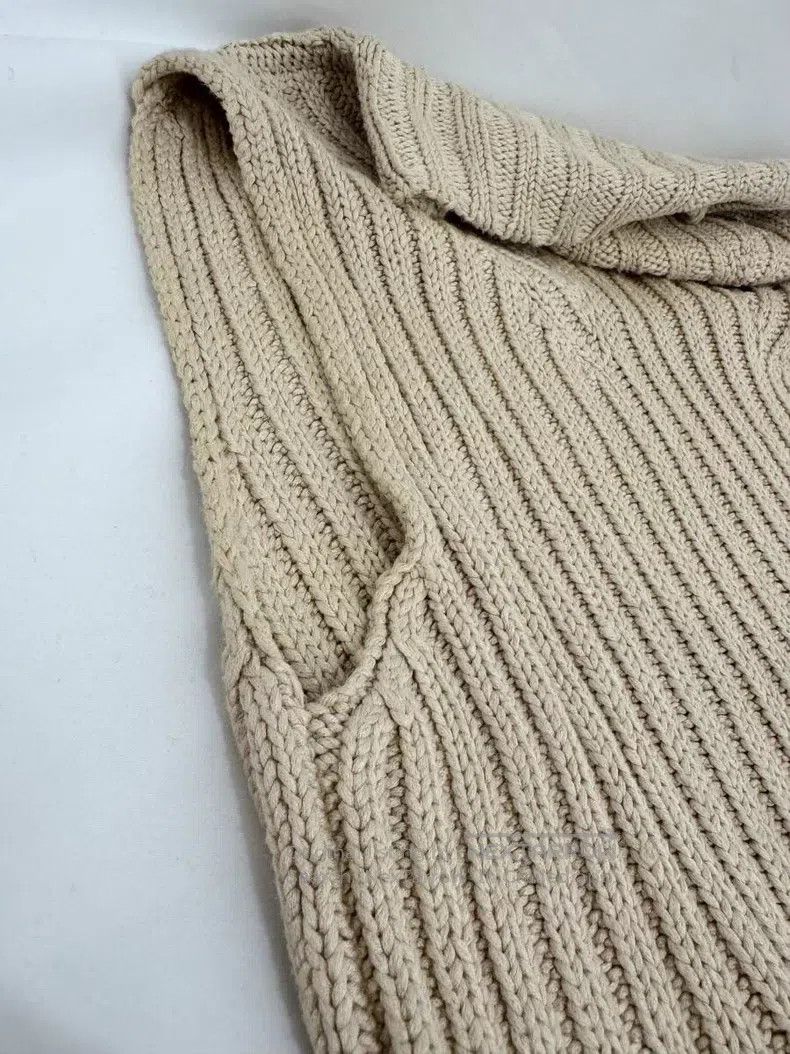 Hermes Hermes Beige silk knitted long top Size M / US 6-8 / IT 42-44 - 7 Thumbnail