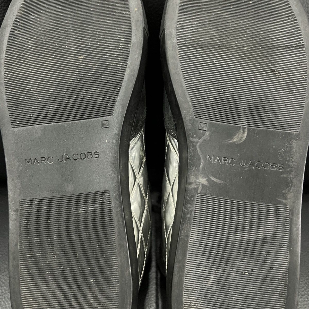 Marc Jacobs Marc Jacobs Metallic Suede High-Top Sneakers Size US 7 / EU 40 - 22 Thumbnail
