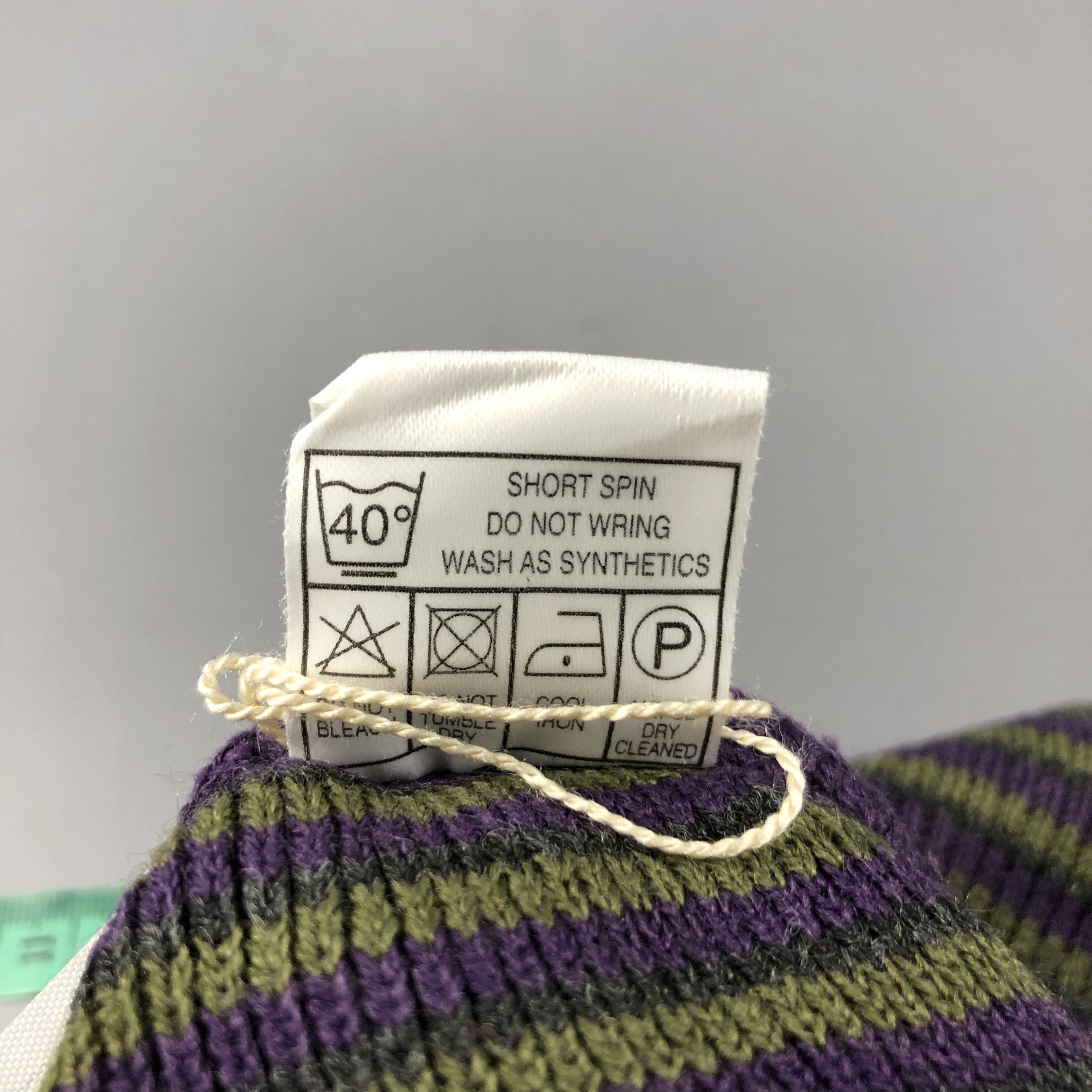 Vintage Maban of Scotland Striped Beanie Snowcap Snow Hat B842 Size ONE SIZE - 6 Thumbnail
