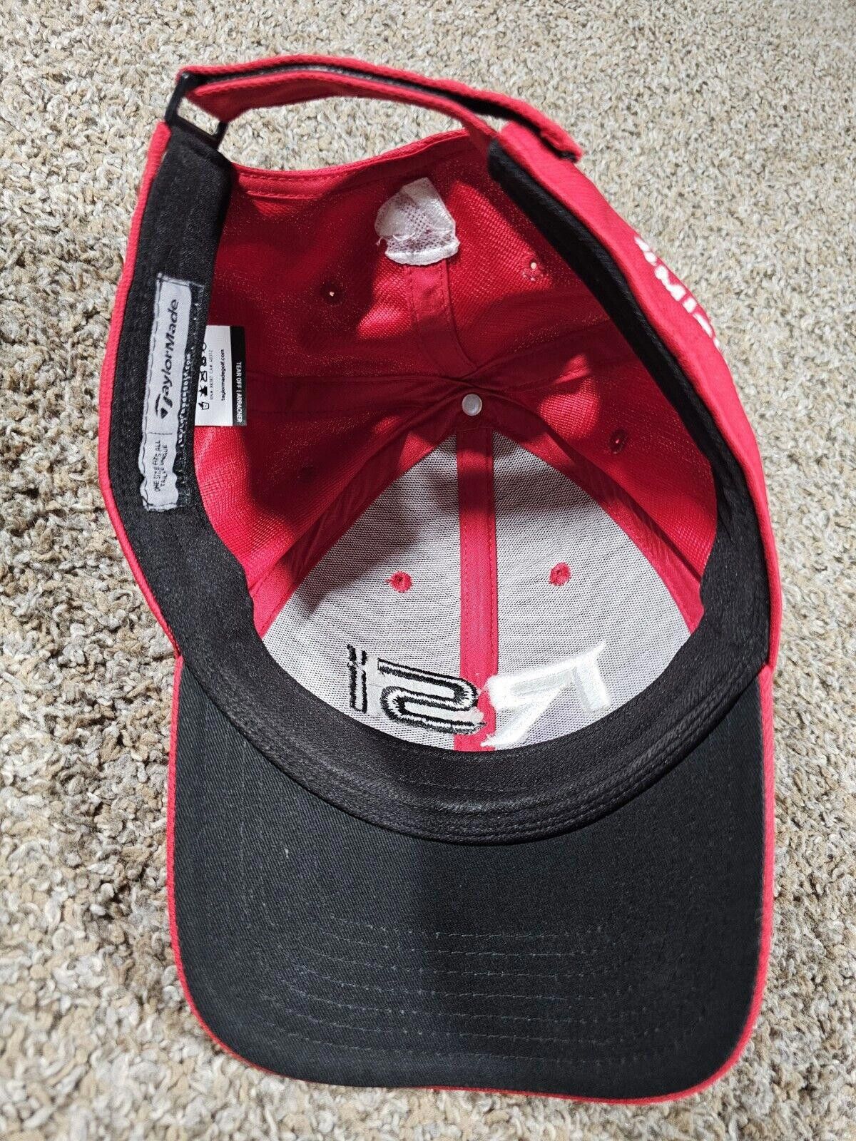 TaylorMade Taylormade RSI Cap Mens Red Black Logo Golf Hat Adjustable Size ONE SIZE - 9 Thumbnail