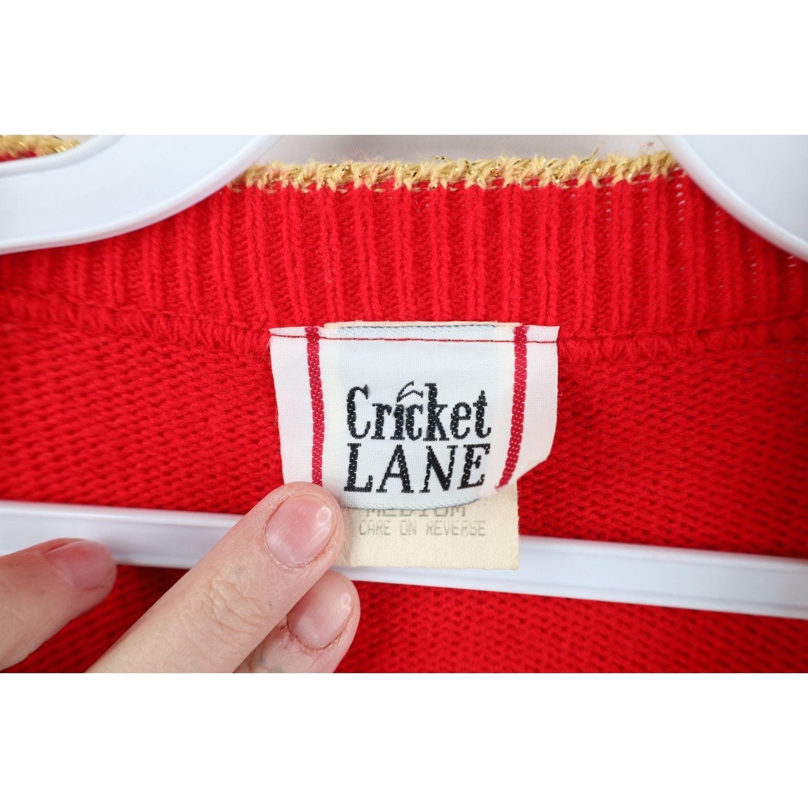 Vintage Vintage 90s Streetwear Christmas Fair Isle Cardigan Sweater Size M / US 6-8 / IT 42-44 - 7 Thumbnail